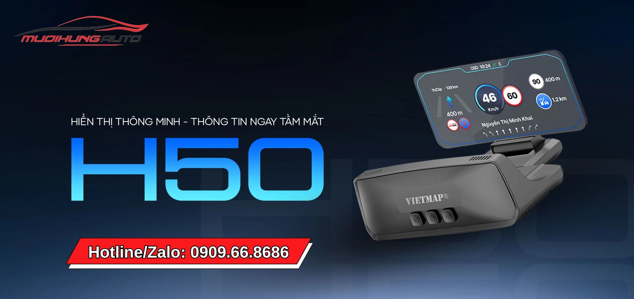 Màn hình HUD Vietmap H50