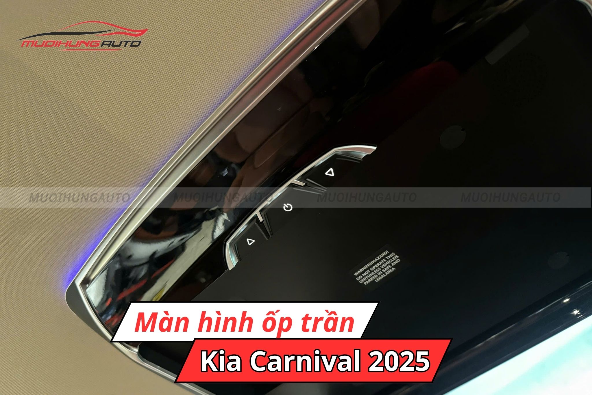 Màn hình ốp trần cho xe Kia Carnival 2025