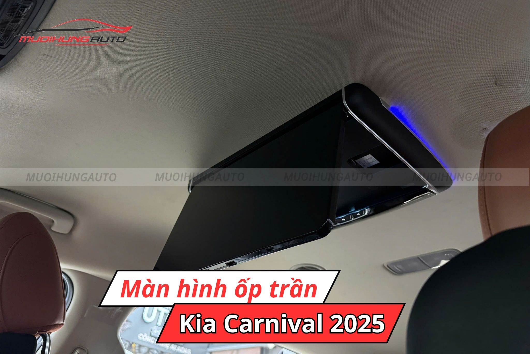 Màn hình ốp trần Kia Carnival 2025