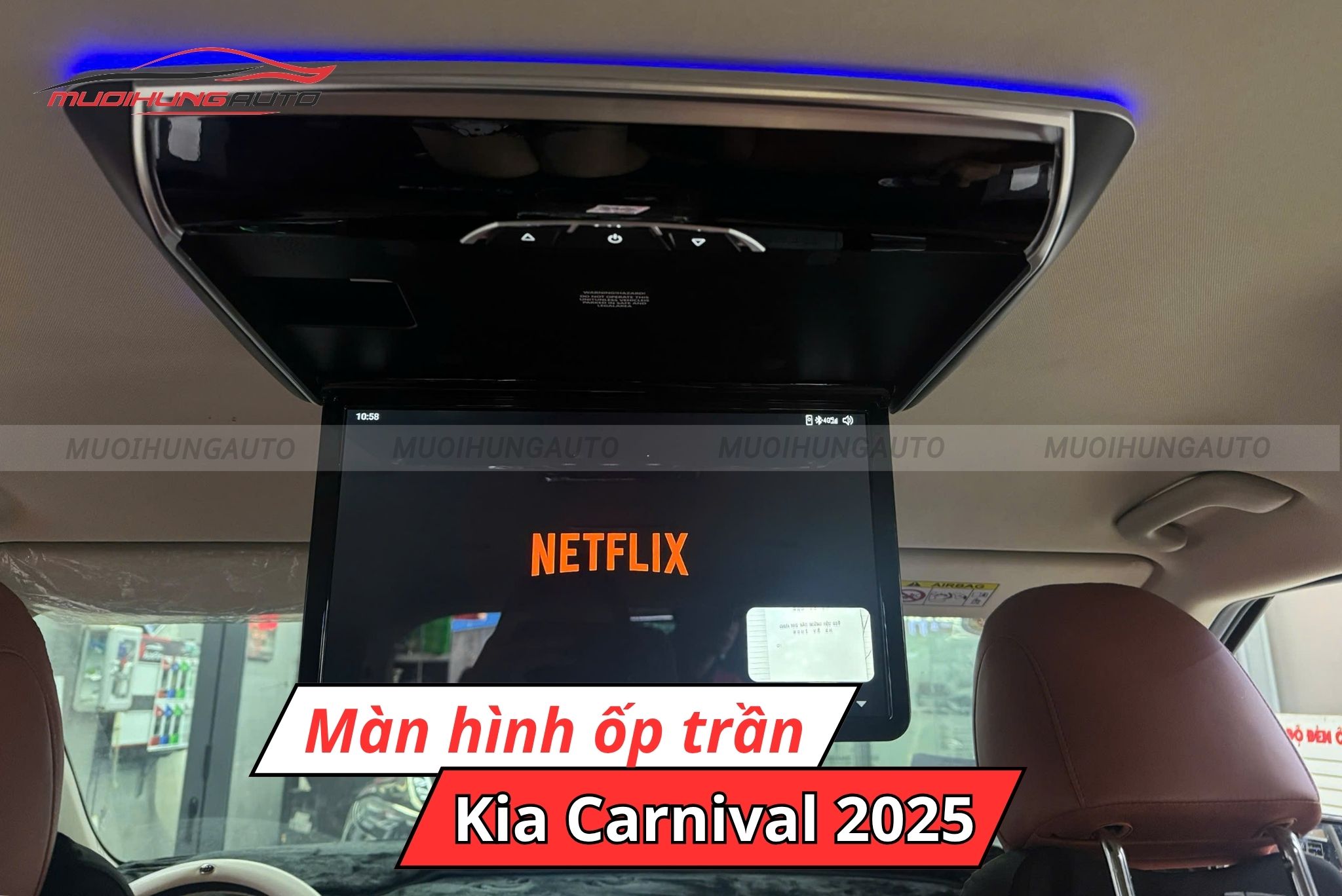 Màn hình ốp trần xe ô tô Kia Carnival 2025