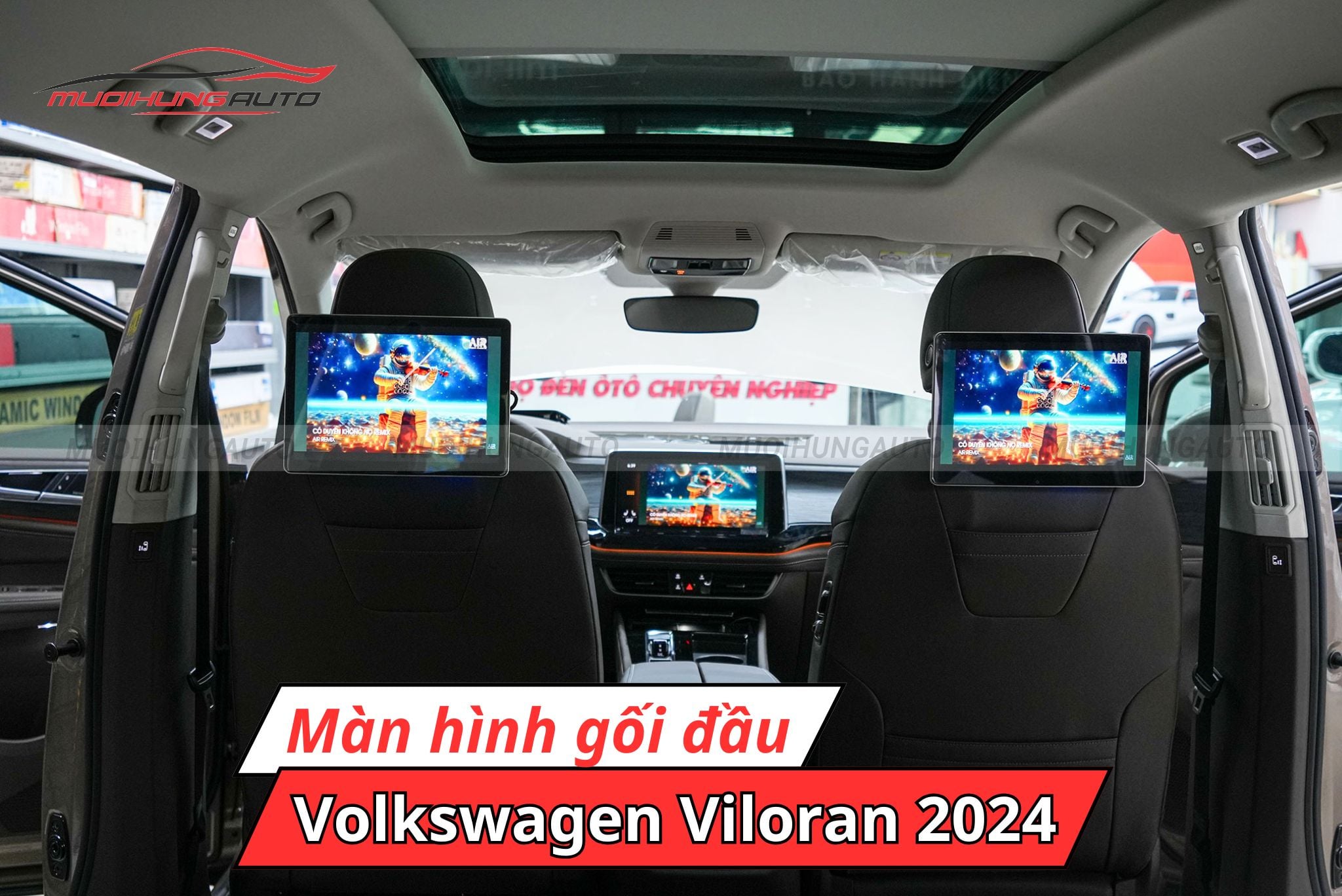 Màn hình tựa đầu ô tô Volkswagen Viloran 2024