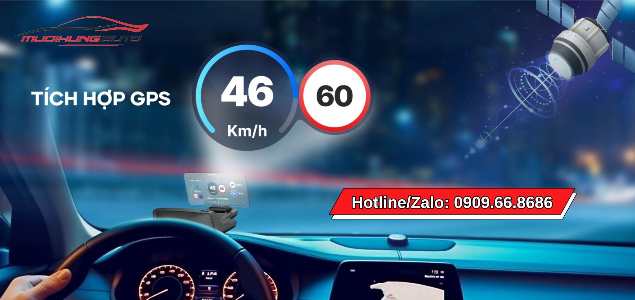 Màn hình Vietmap HUD H50