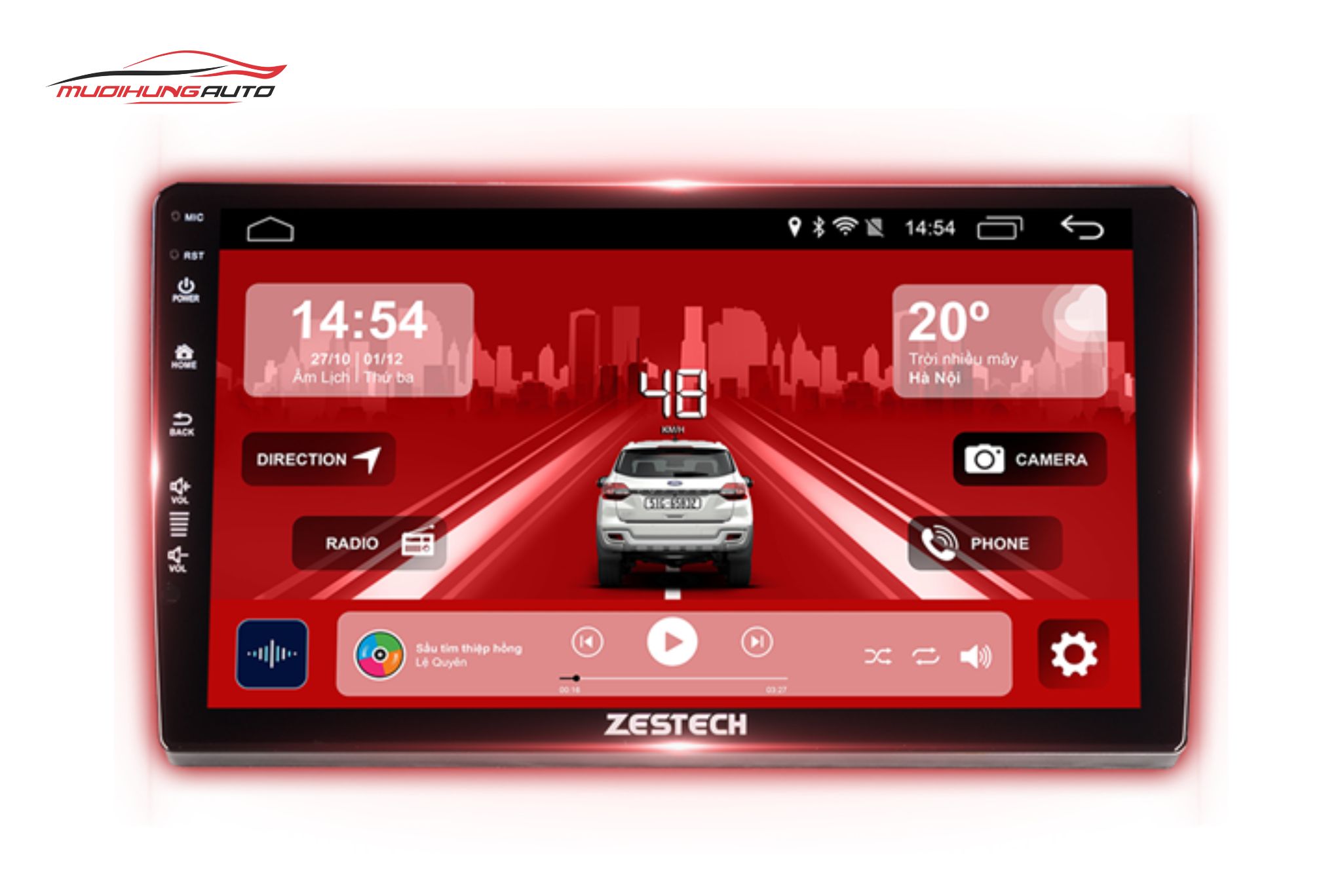 Màn hình Zestech cho xe Kia Sedona 2019
