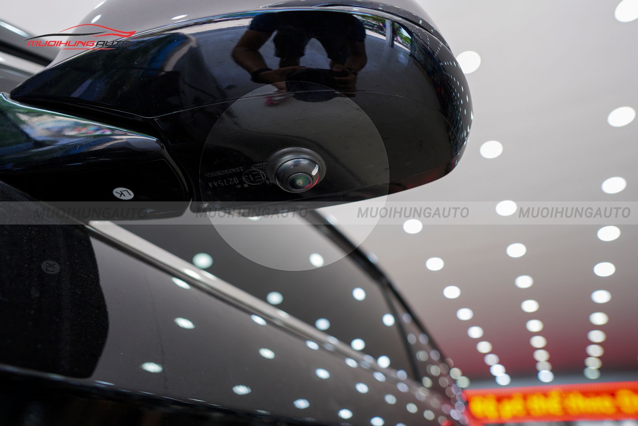 Mắt camera gương bên trái camera 360 độ ô tô Honda Accord 2018
