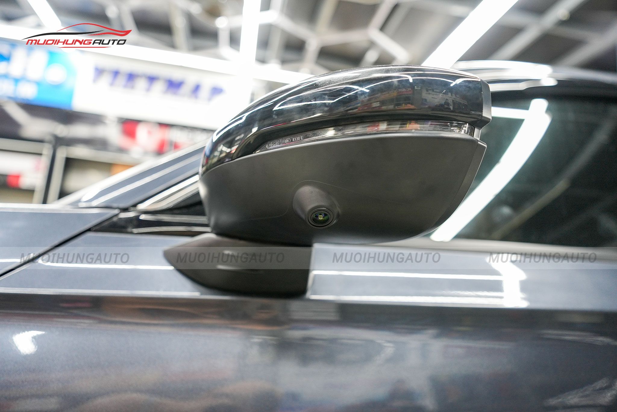 Mắt camera gương bên trái camera 360 độ ô tô Honda Civic 2023