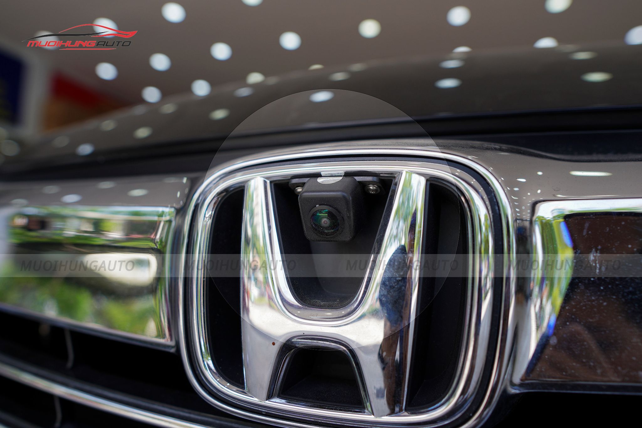 Mắt camera trước camera 360 độ ô tô Honda Accord 2018