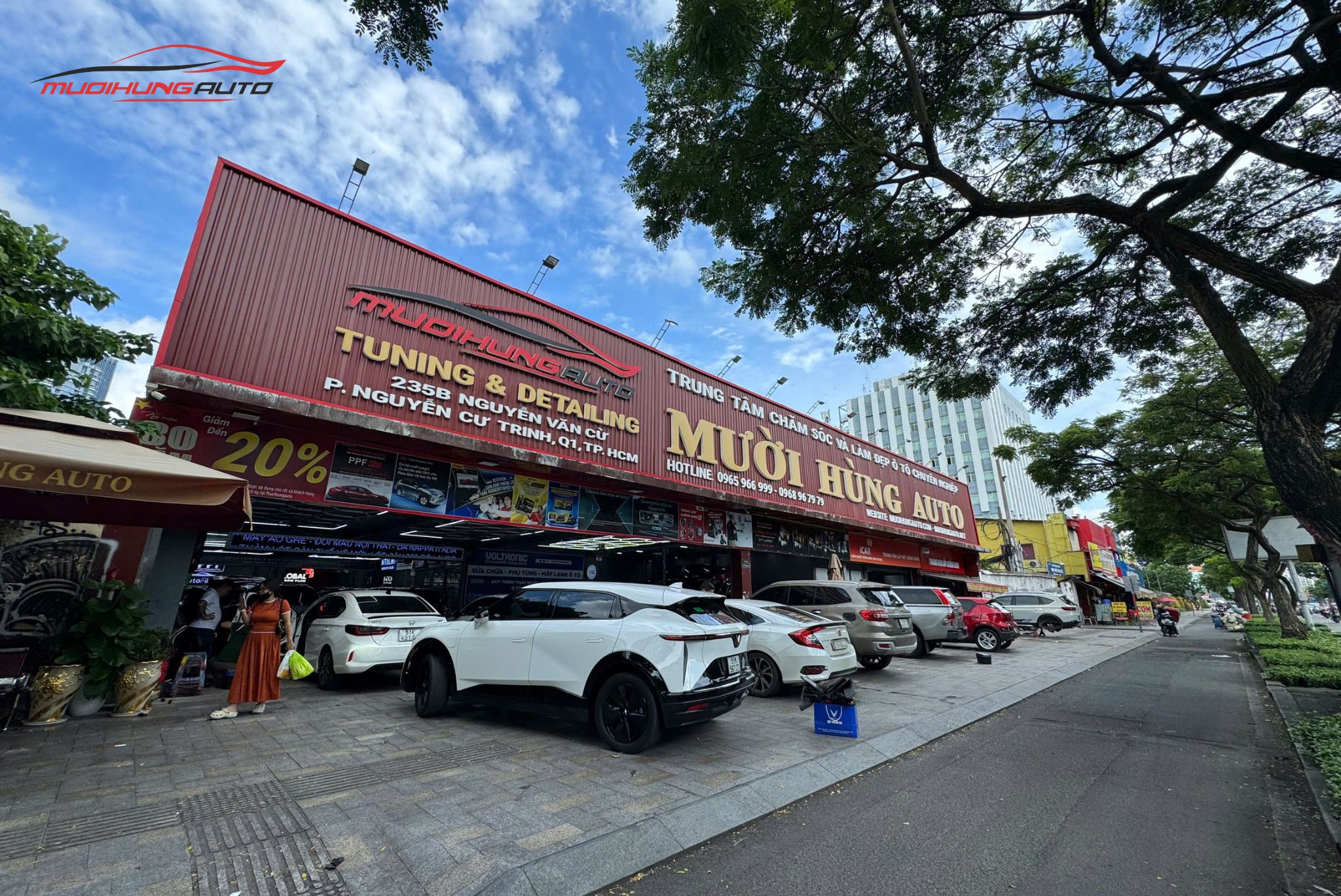 Mười Hùng Auto - Địa chỉ lắp ốp cua lốp Ford Ranger 2023 uy tín