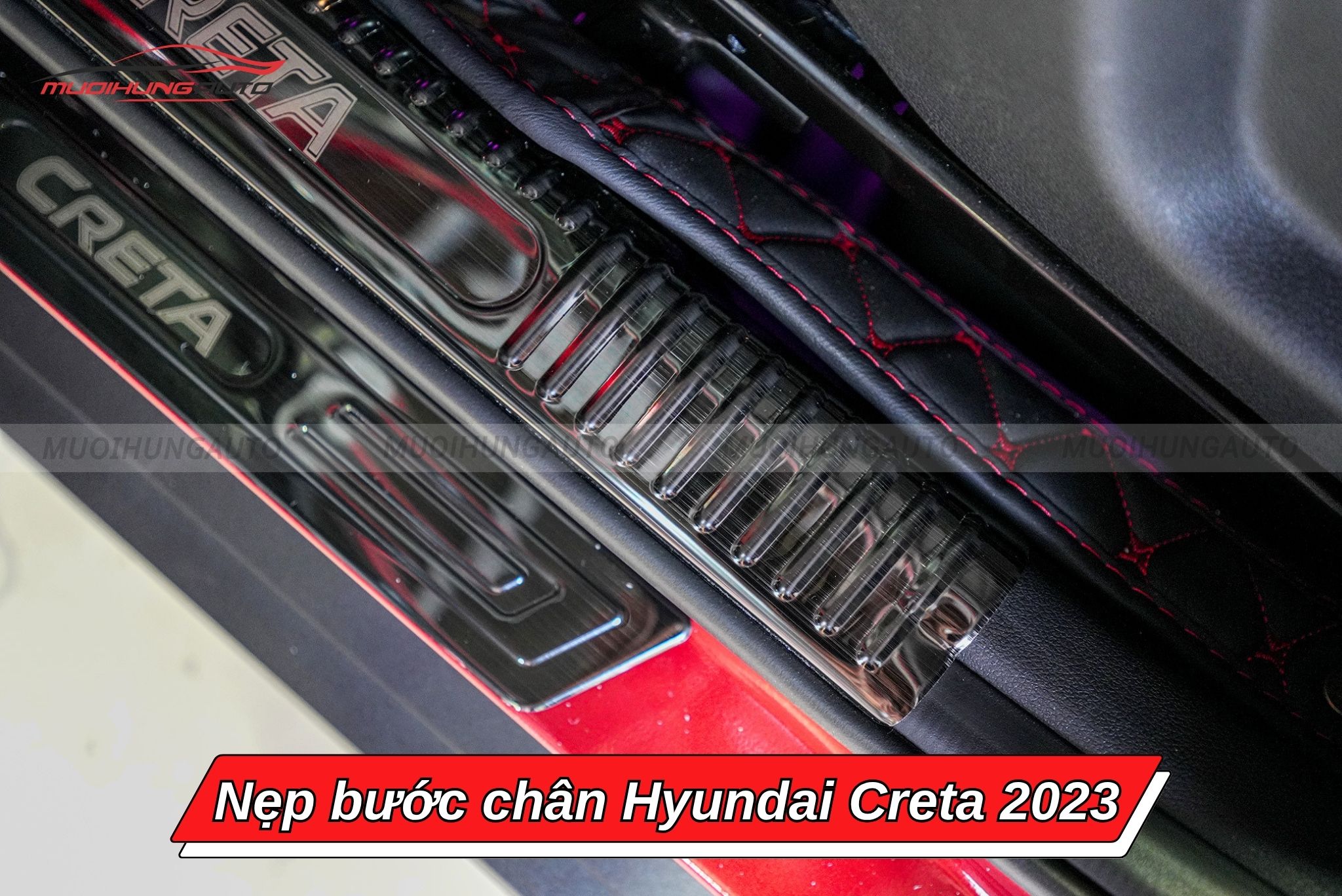 Nẹp bậc lên xuống ô tô Hyundai Creta 2023