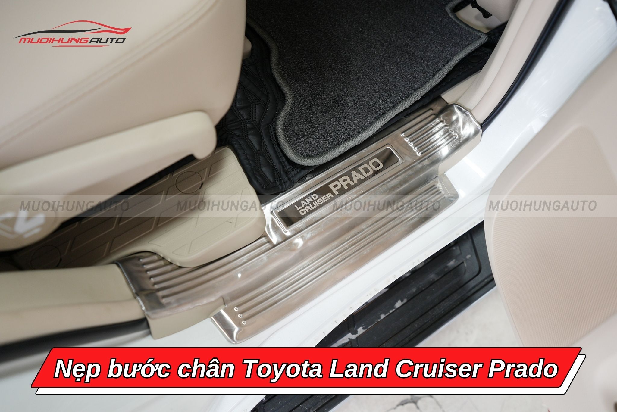 Nẹp bậc lên xuống ô tô Toyota Land Cruiser Prado