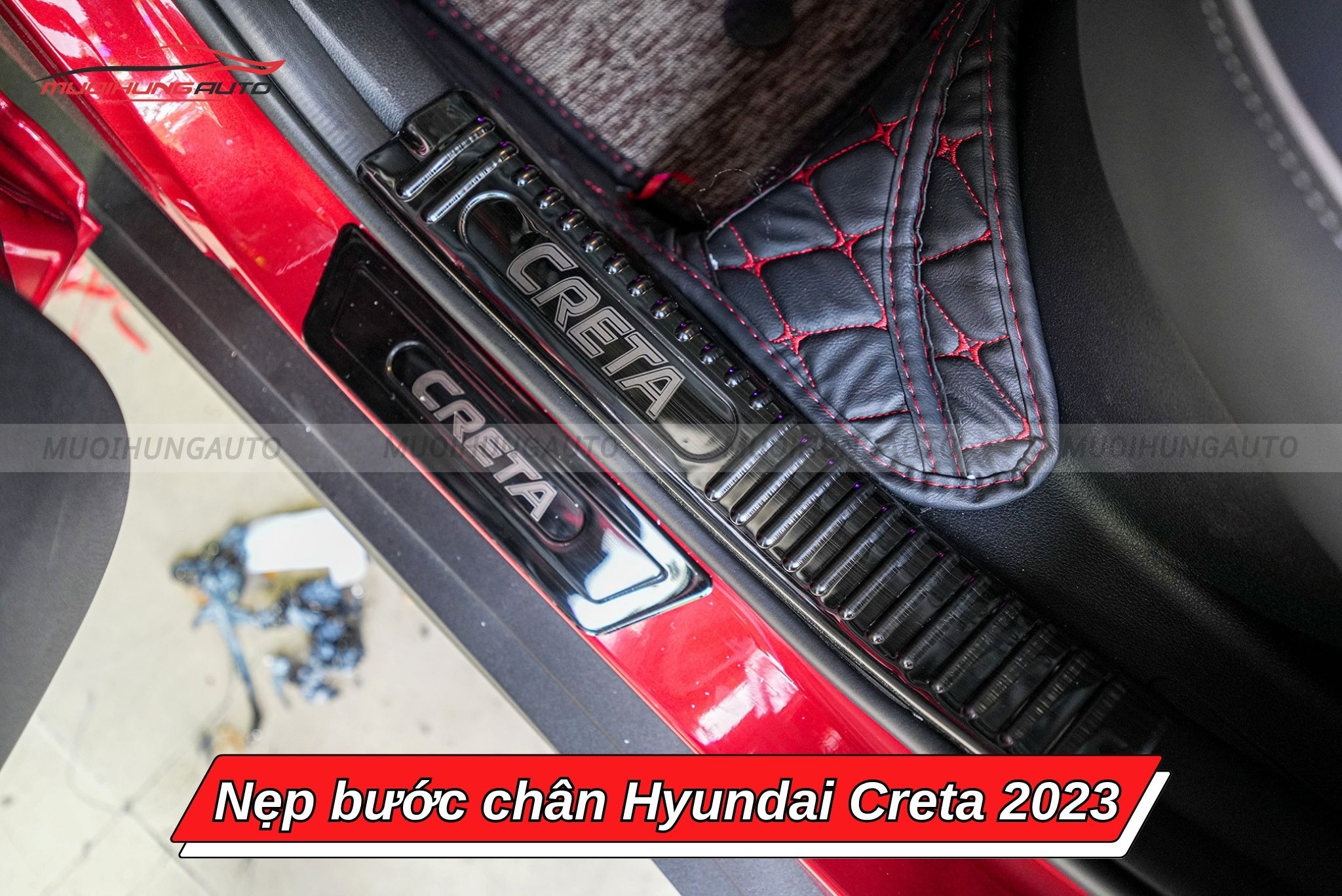 Nẹp bậc lên xuống xe ô tô Hyundai Creta 2023
