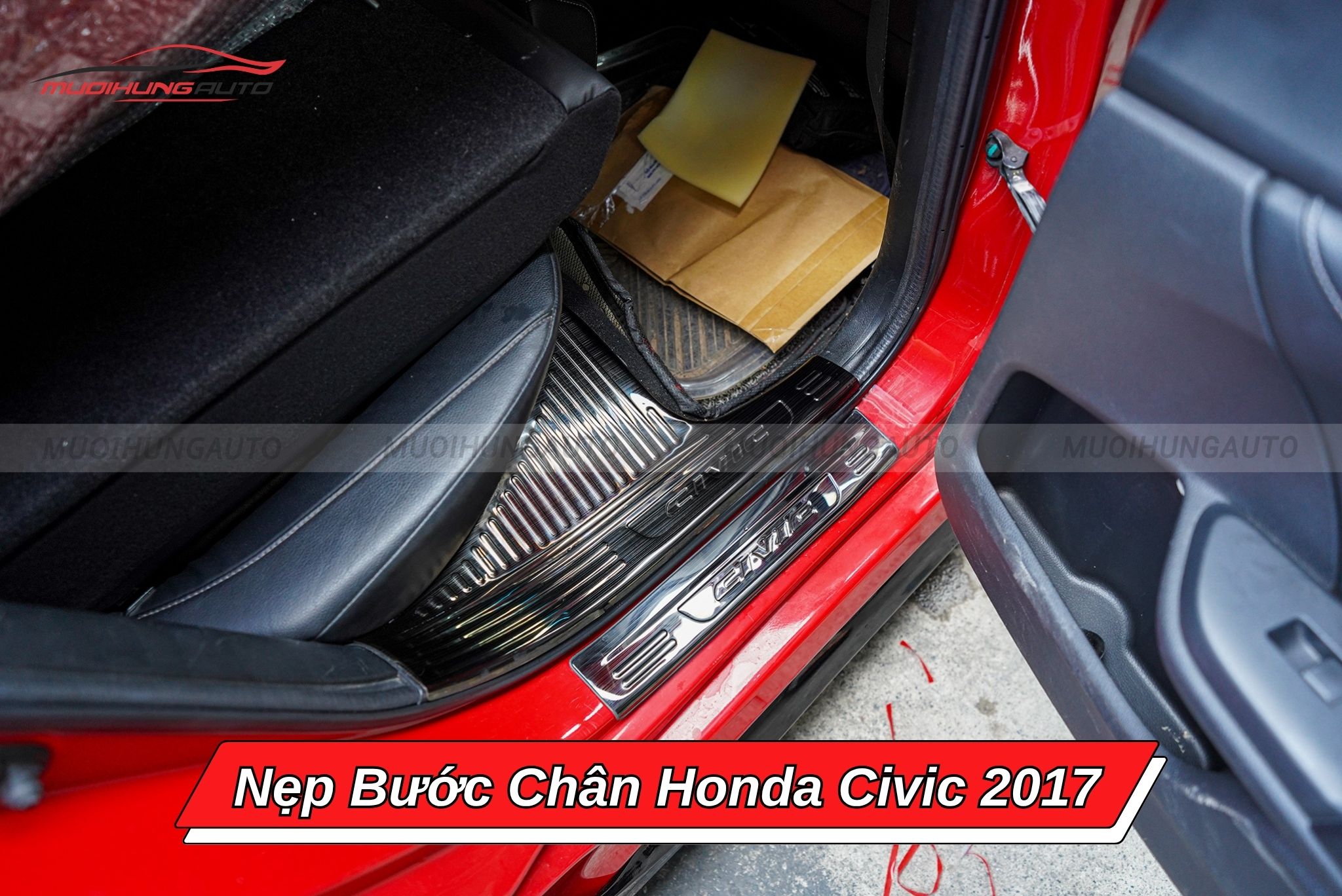 Nẹp bước chân ô tô Honda Civic 2017