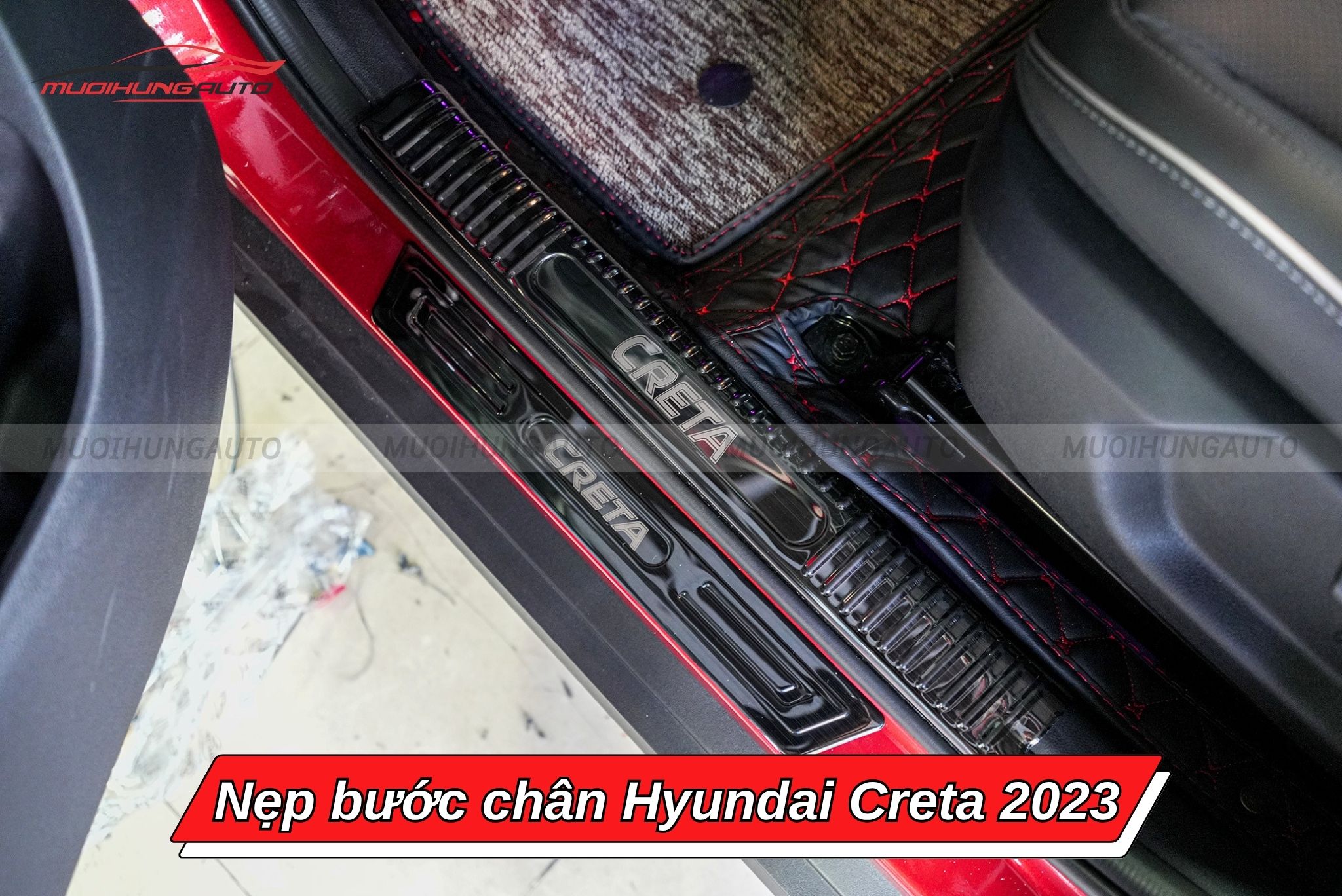 Nẹp bước chân ô tô Hyundai Creta 2023