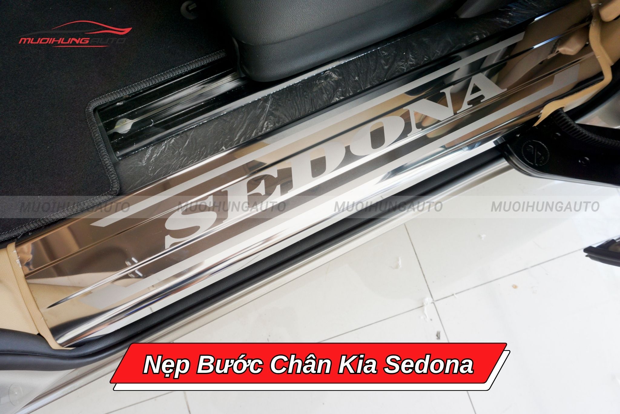 Nẹp bước chân ô tô Kia Sedona