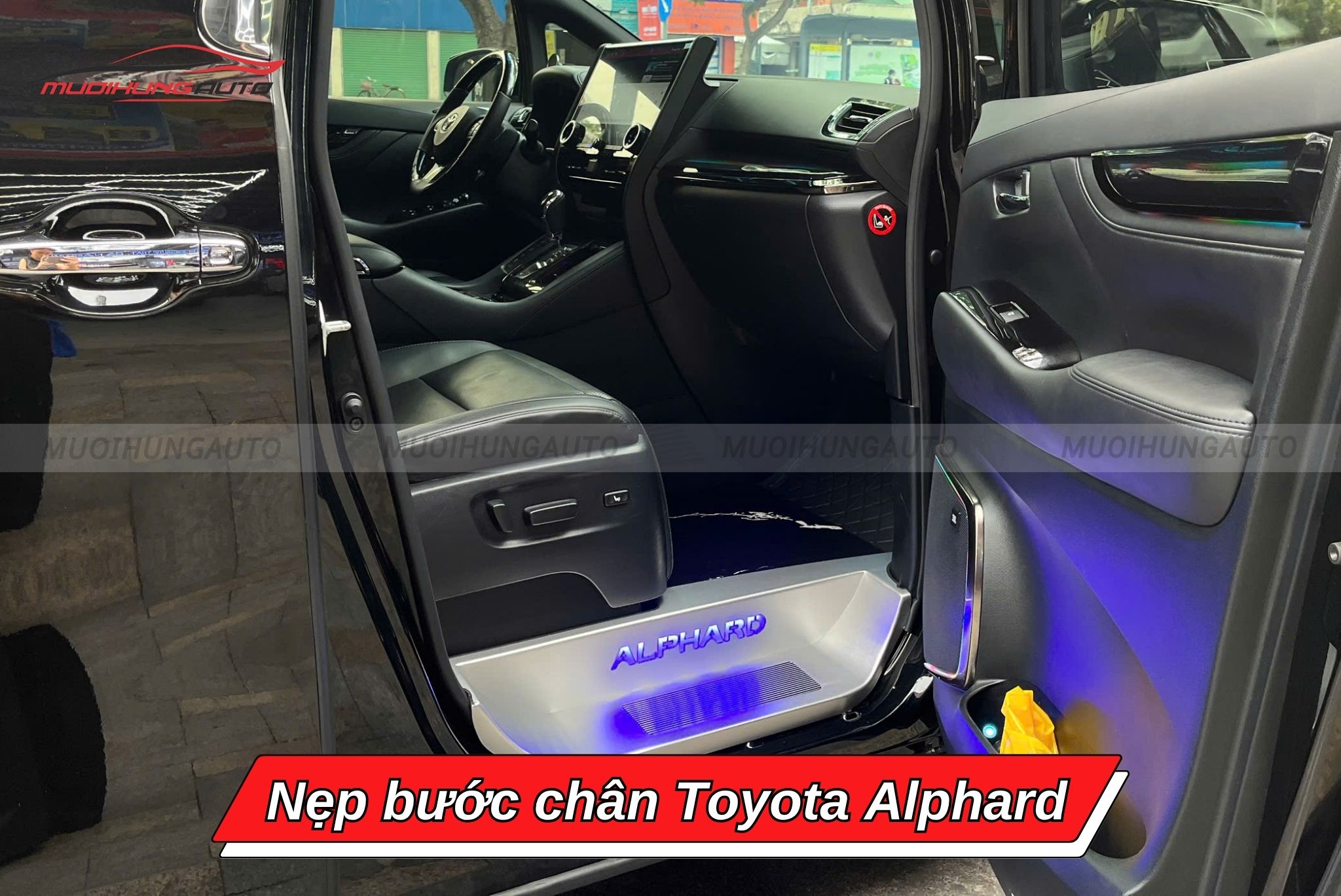 Nẹp bước chân ô tô Toyota Alphard