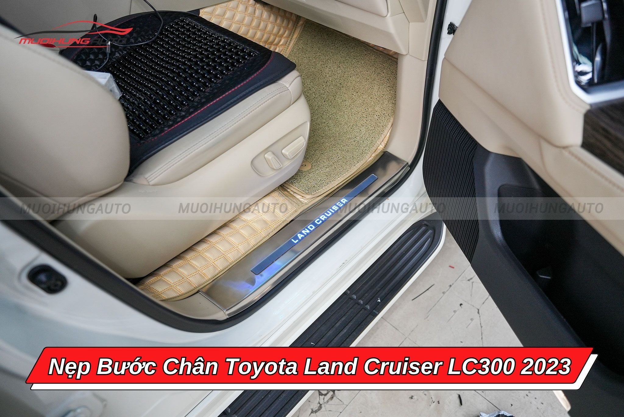 Nẹp bước chân ô tô Toyota Land Cruiser LC300 2023