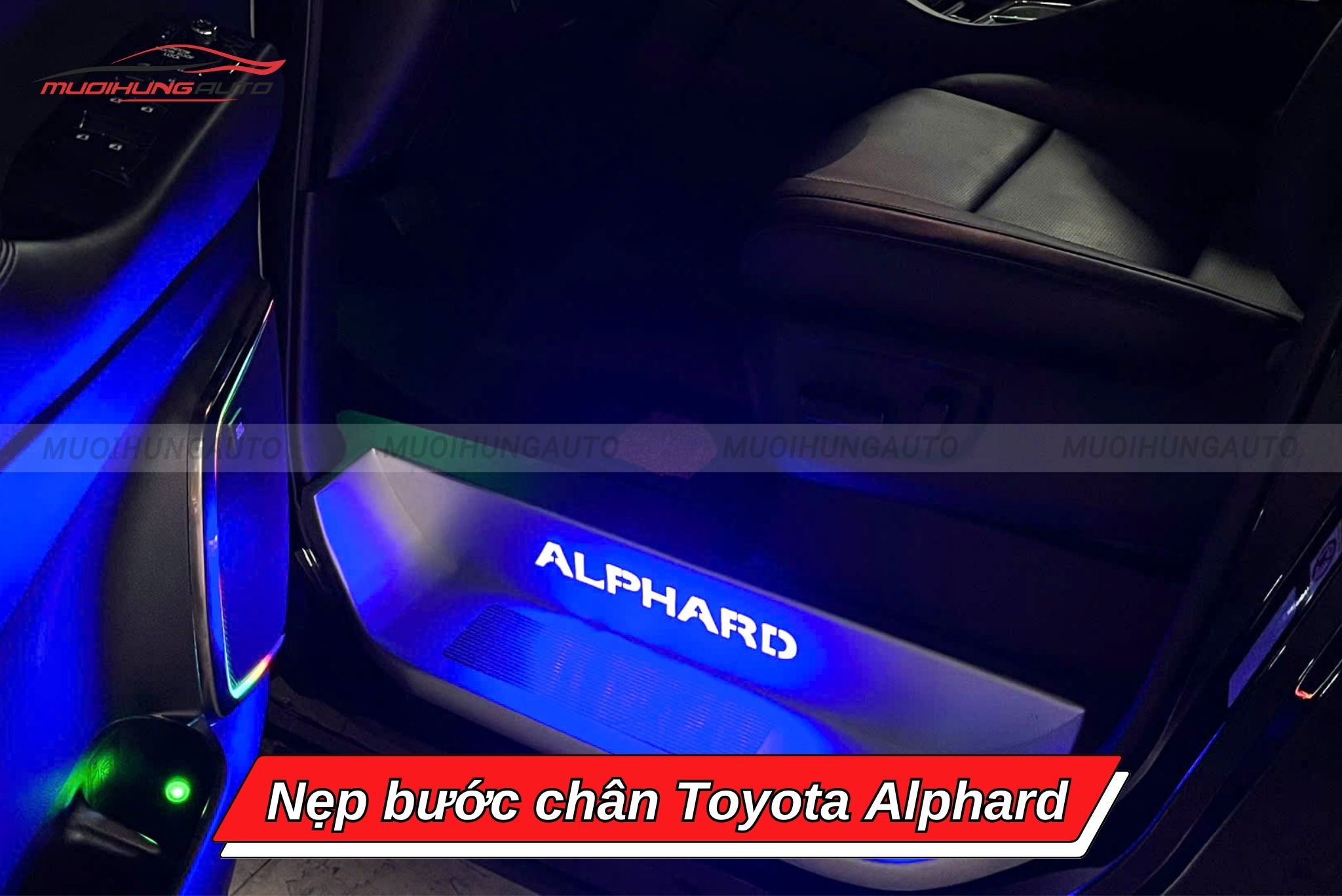Nẹp bước chân Toyota Alphard