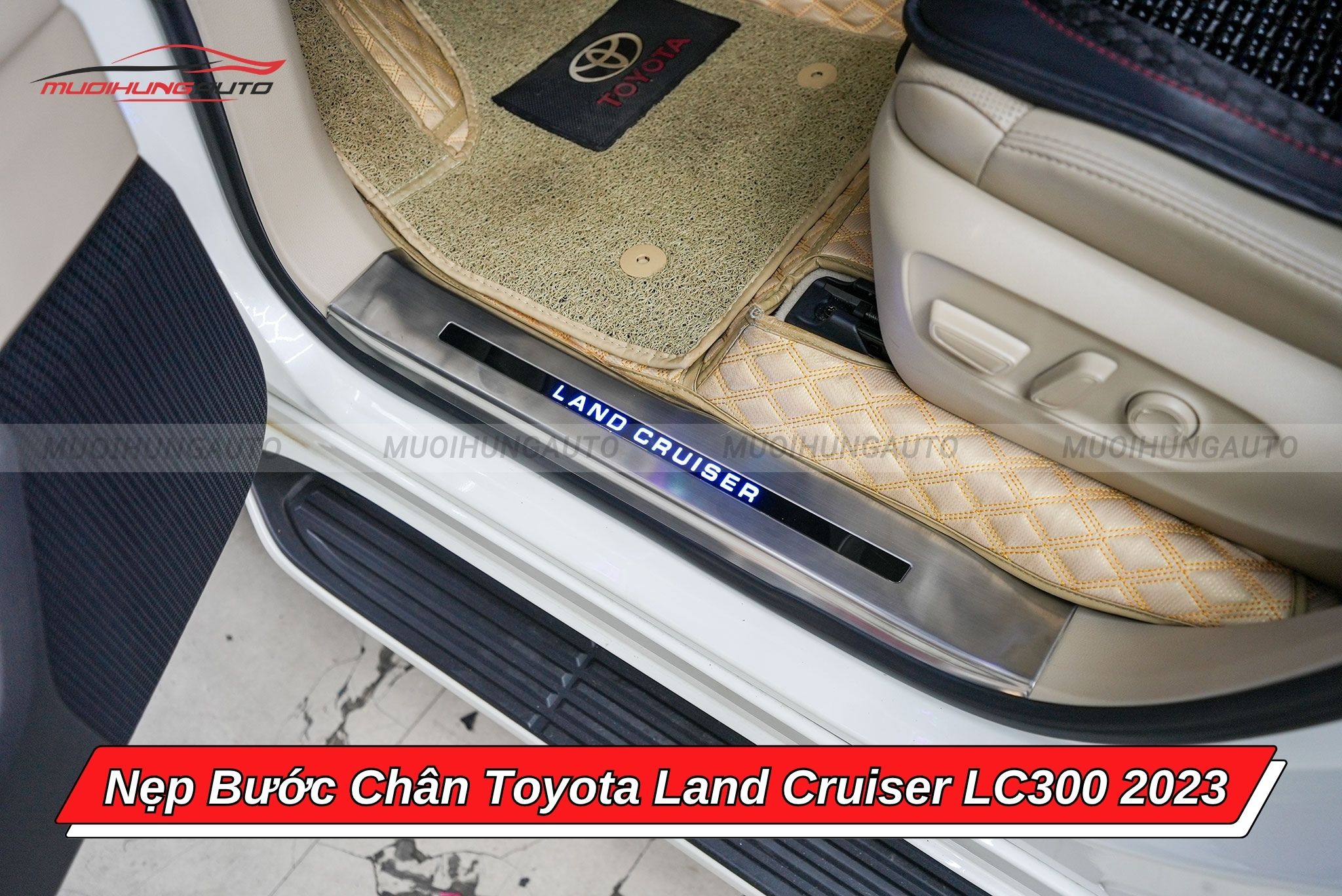 Nẹp bước chân Toyota Land Cruiser LC300 2023