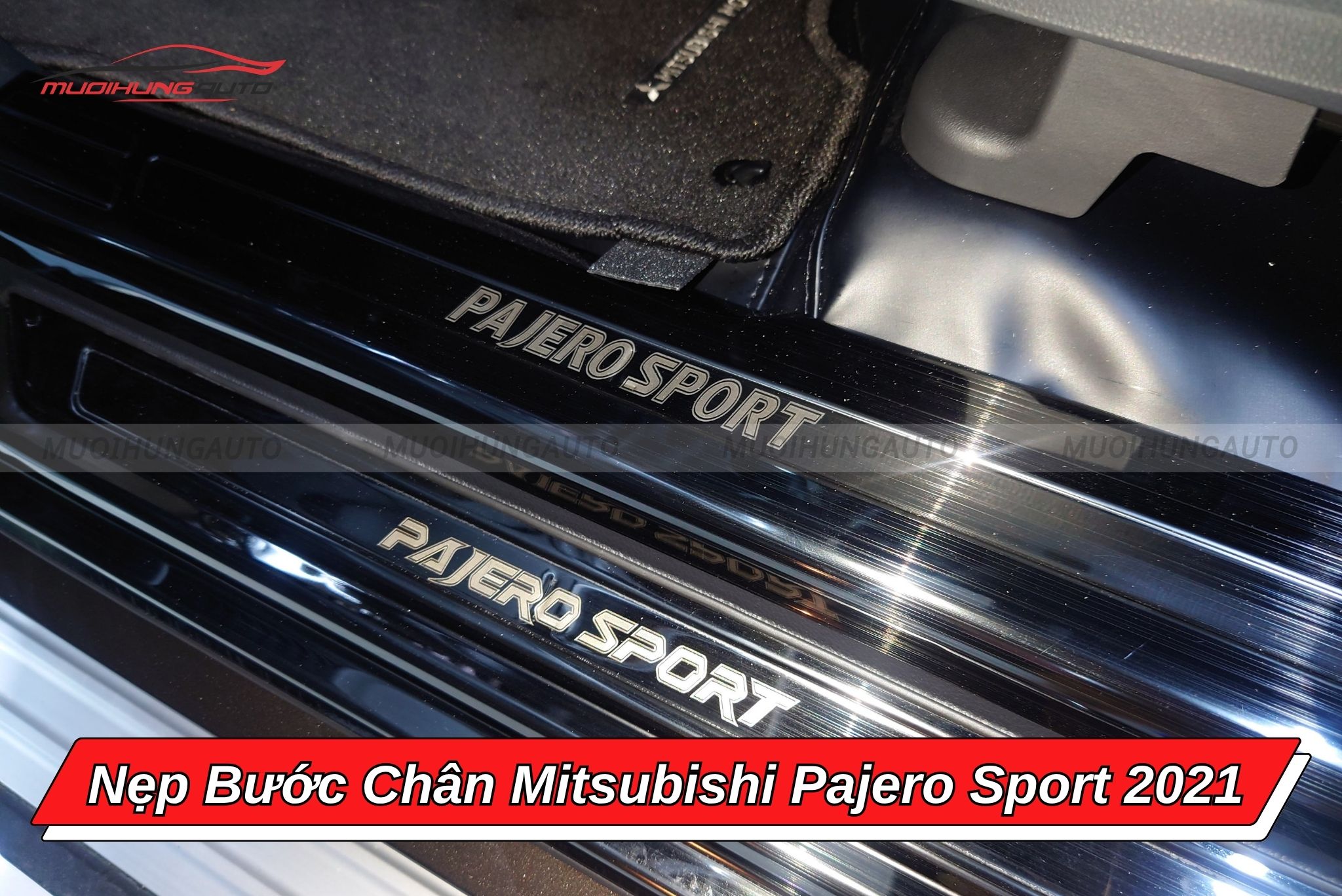 Nẹp bước chân xe Mitsubishi Pajero Sport 2021