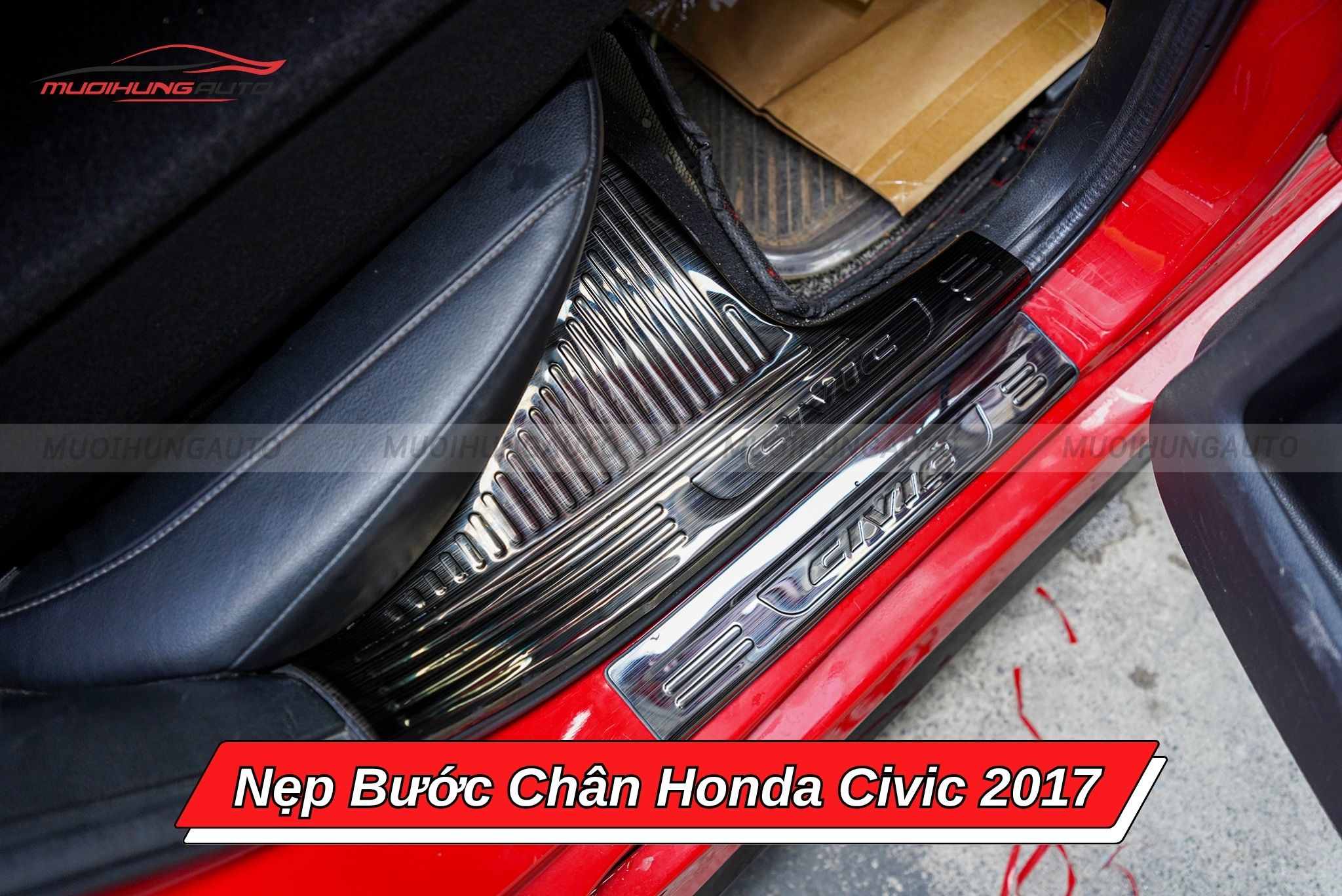 Nẹp bước chân xe ô tô Honda Civic 2017