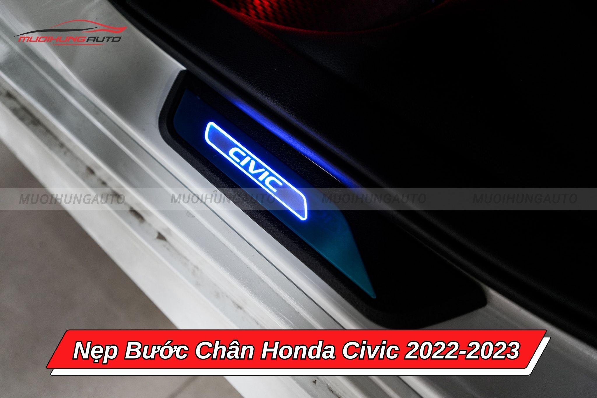 Nẹp bước chân xe ô tô Honda Civic 2022-2023