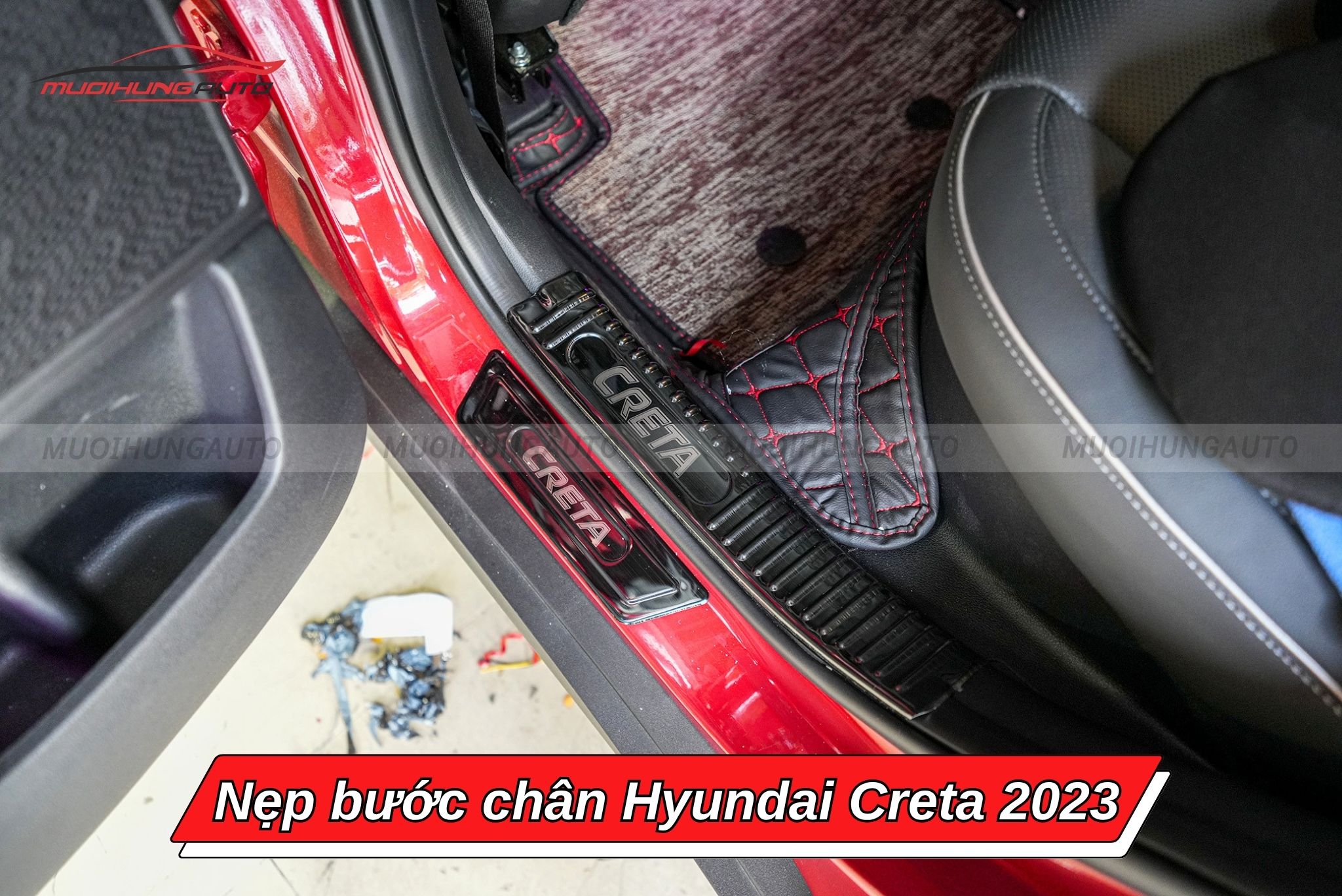 Nẹp bước chân xe ô tô Hyundai Creta 2023