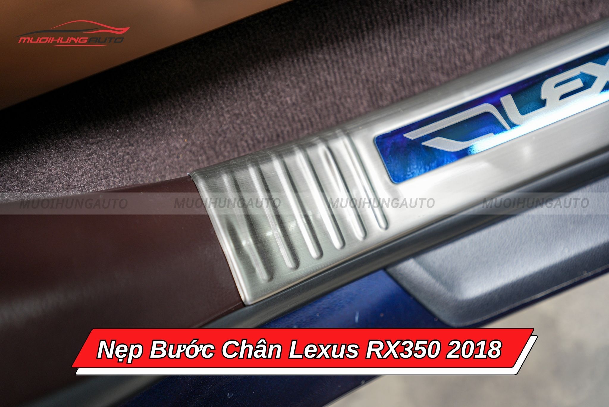 Nẹp bước chân xe ô tô Lexus RX350 2018