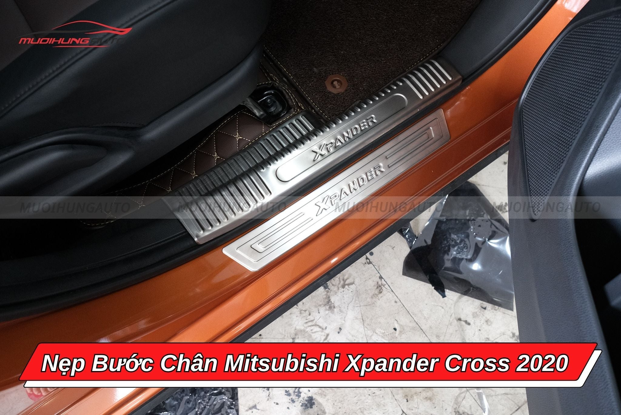 Nẹp bước chân xe ô tô Mitsubishi Xpander Cross 2020