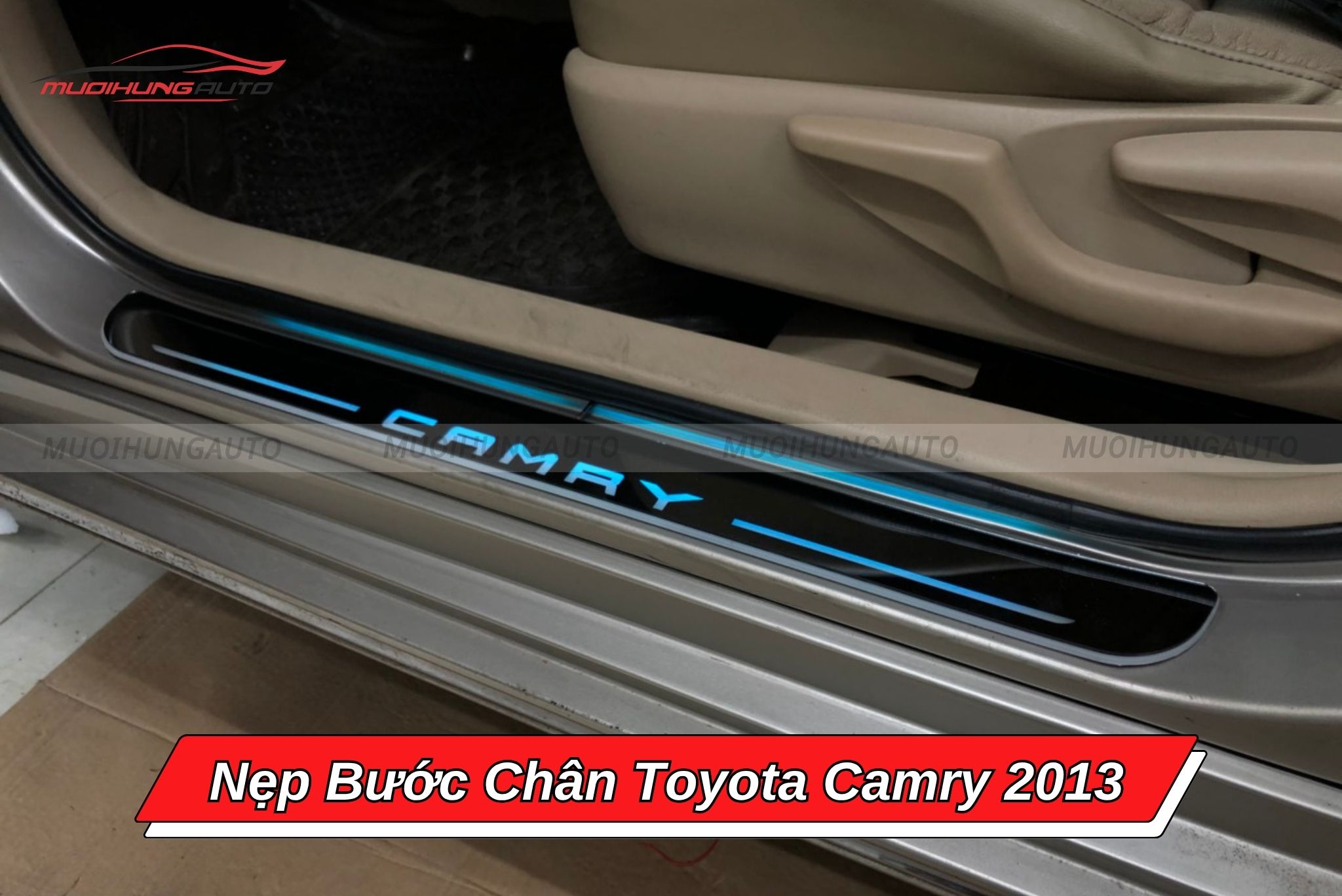 Nẹp bước chân xe ô tô Toyota Camry 2013