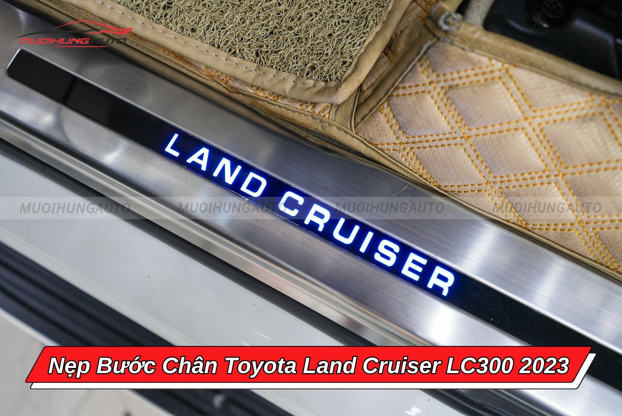 Nẹp bước chân xe Toyota Land Cruiser LC300 2023