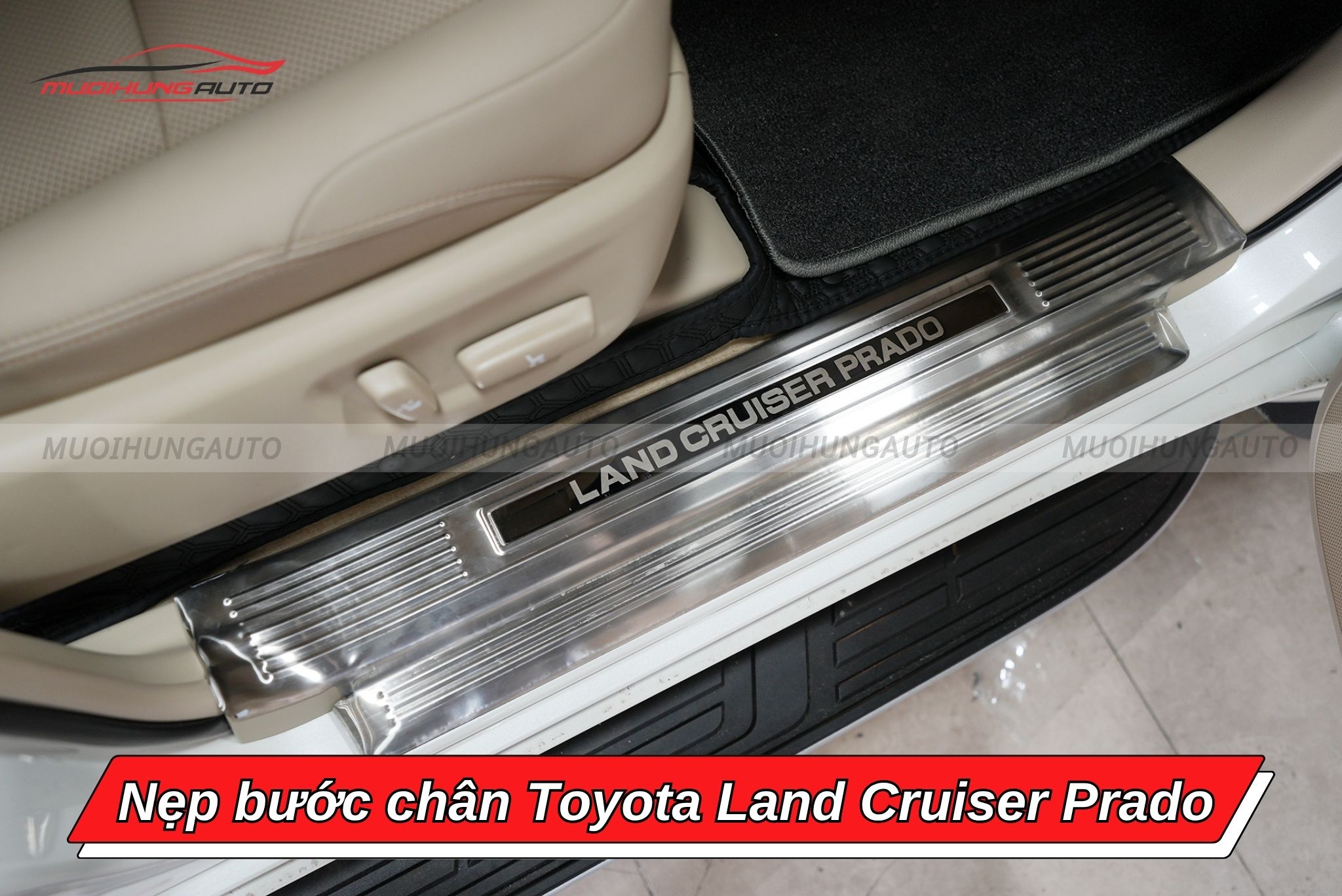 Nẹp bước chân xe Toyota Land Cruiser Prado