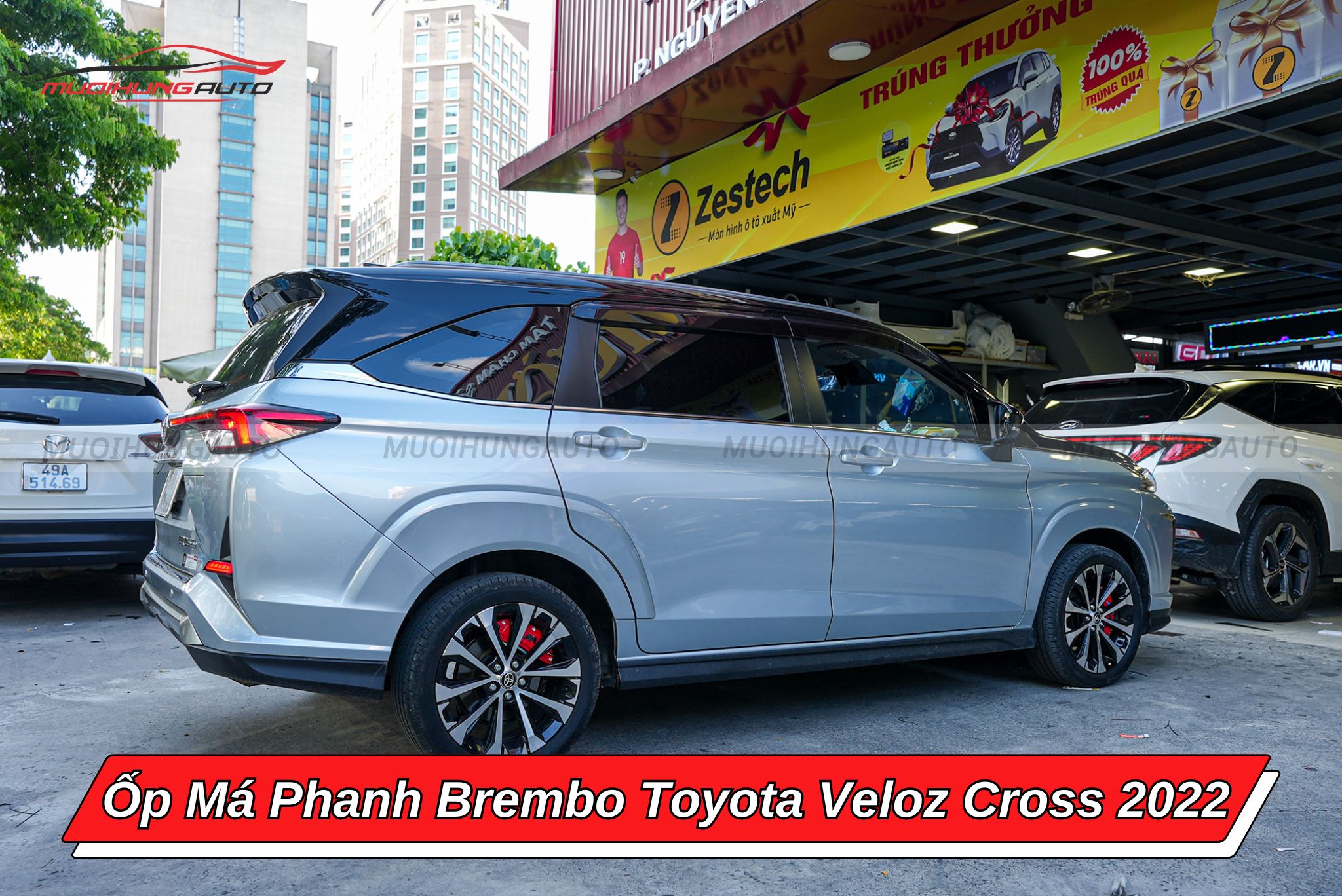 Ốp chân phanh Brembo ô tô Toyota Veloz Cross 2022