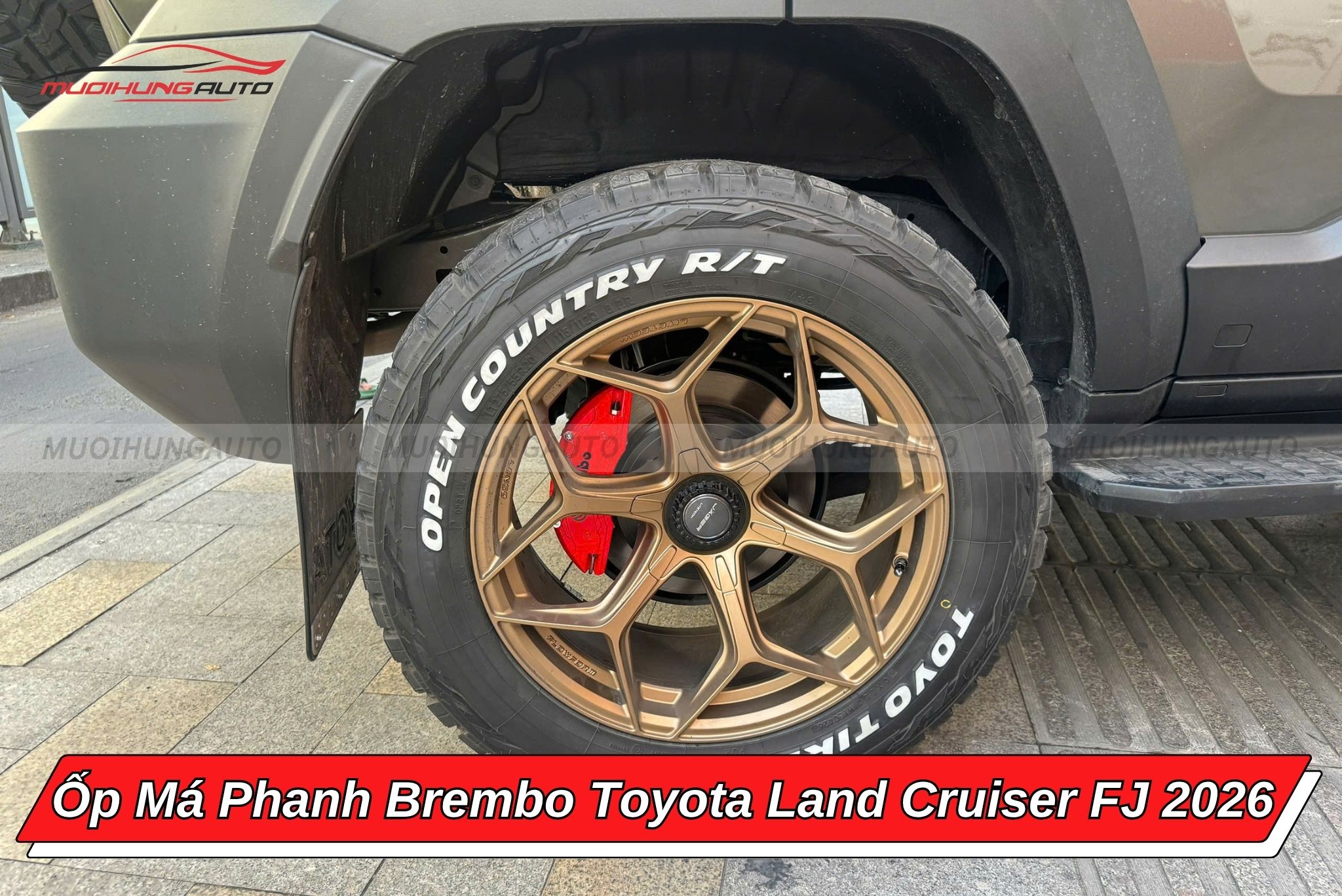 Ốp chân phanh Brembo Toyota Land Cruiser FJ 2026