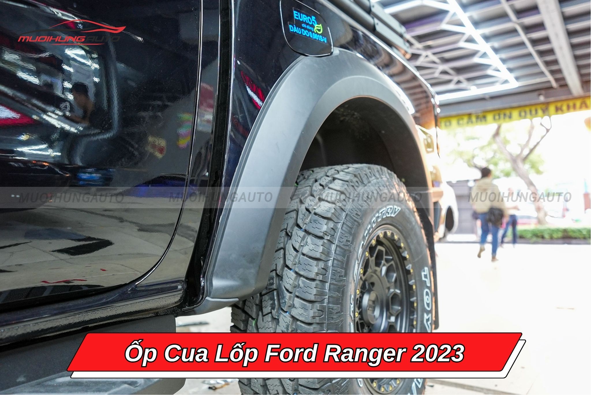 Ốp cua lốp cho Ford Ranger 2023