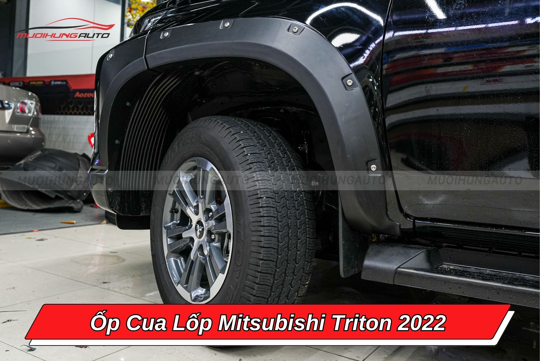 Ốp cua lốp cho Mitsubishi Triton 2022