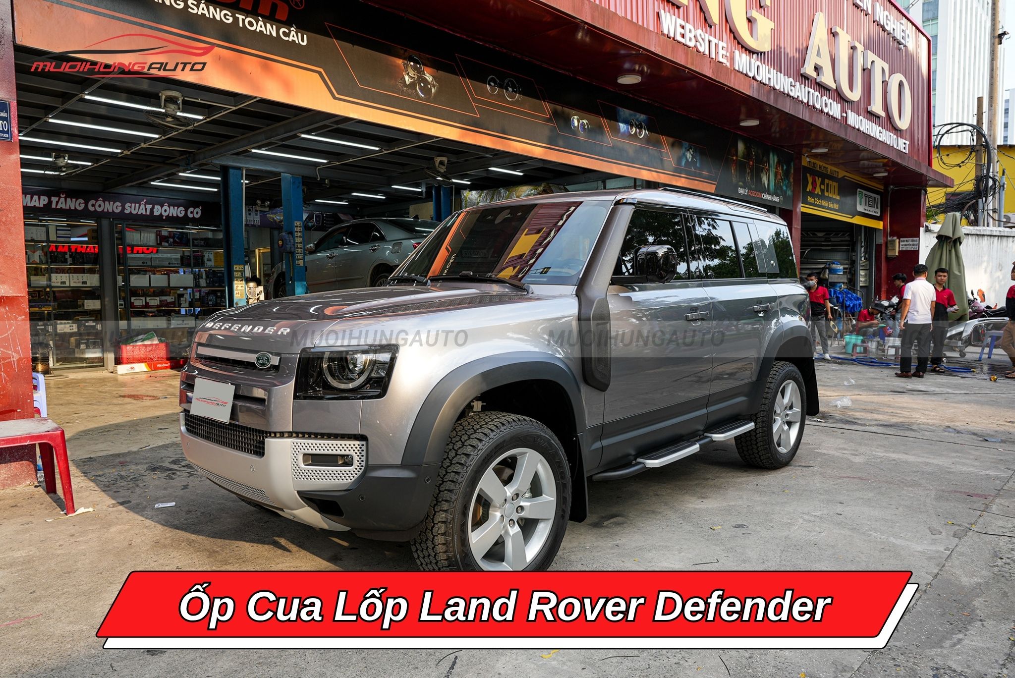 Ốp cua lốp cho ô tô Land Rover Defender