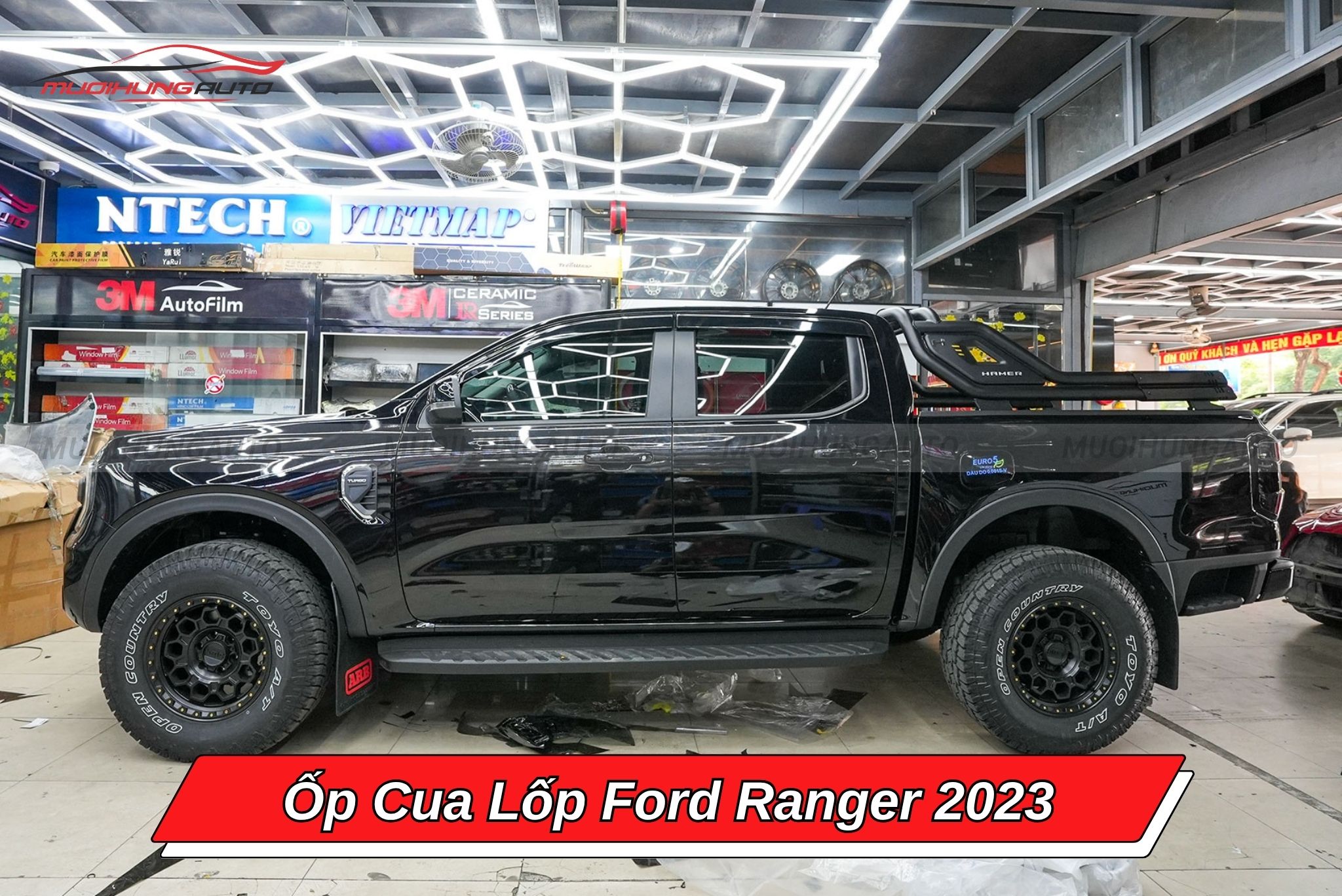 Ốp cua lốp cho xe Ford Ranger 2023