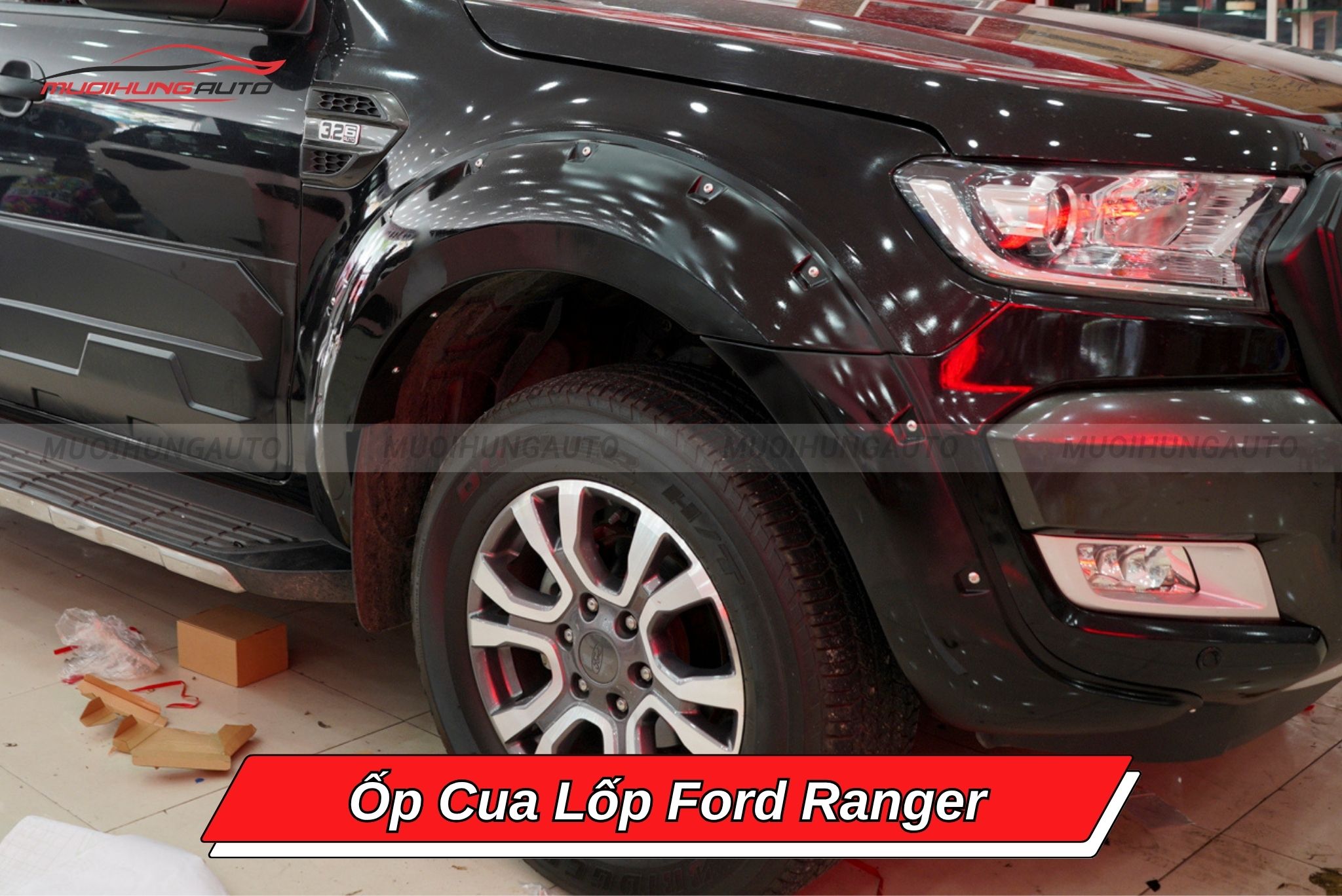 Ốp cua lốp cho xe Ford Ranger