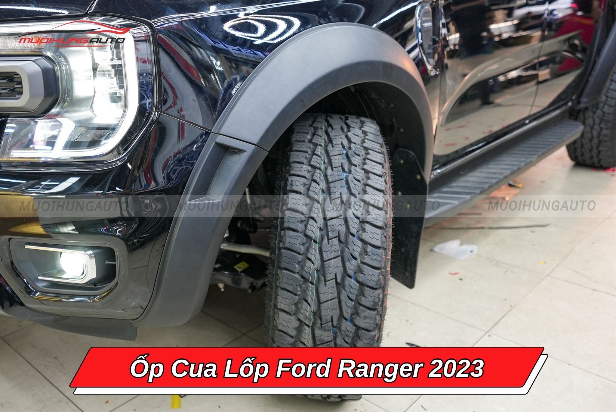 Ốp cua lốp Ford Ranger 2023