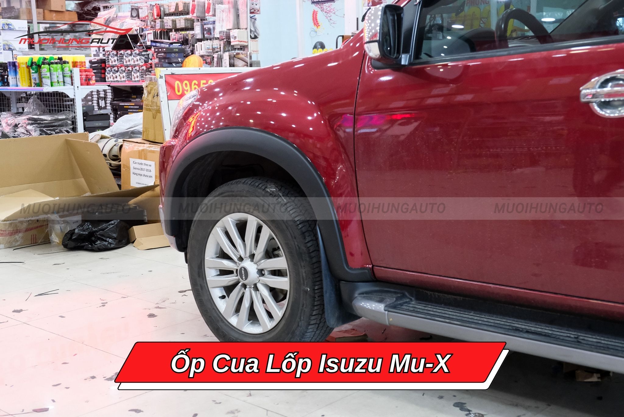 Ốp cua lốp Isuzu Mu-X