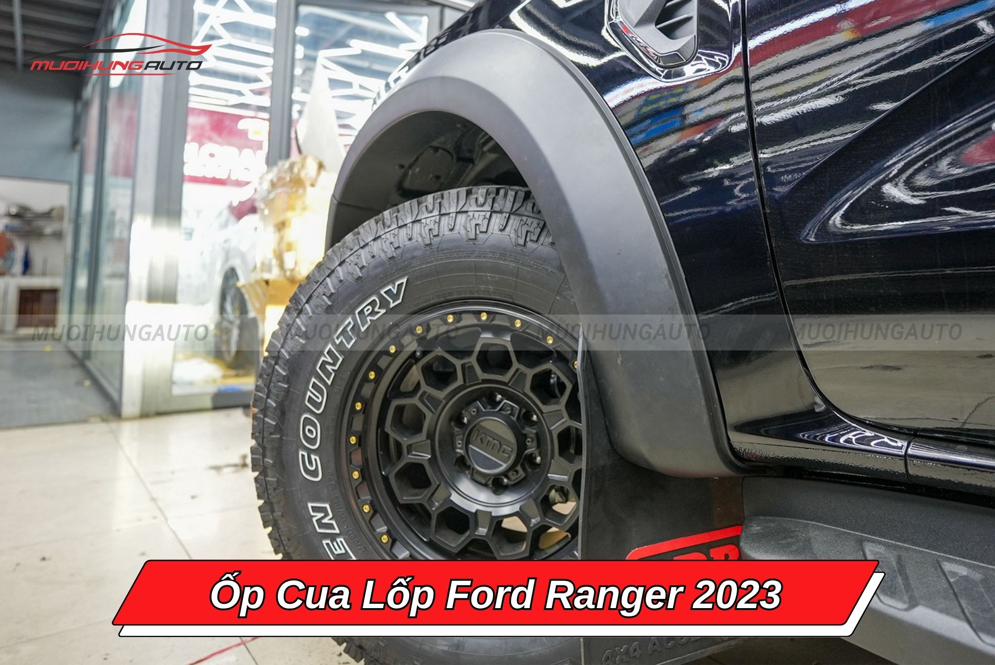 Ốp cua lốp xe Ford Ranger 2023