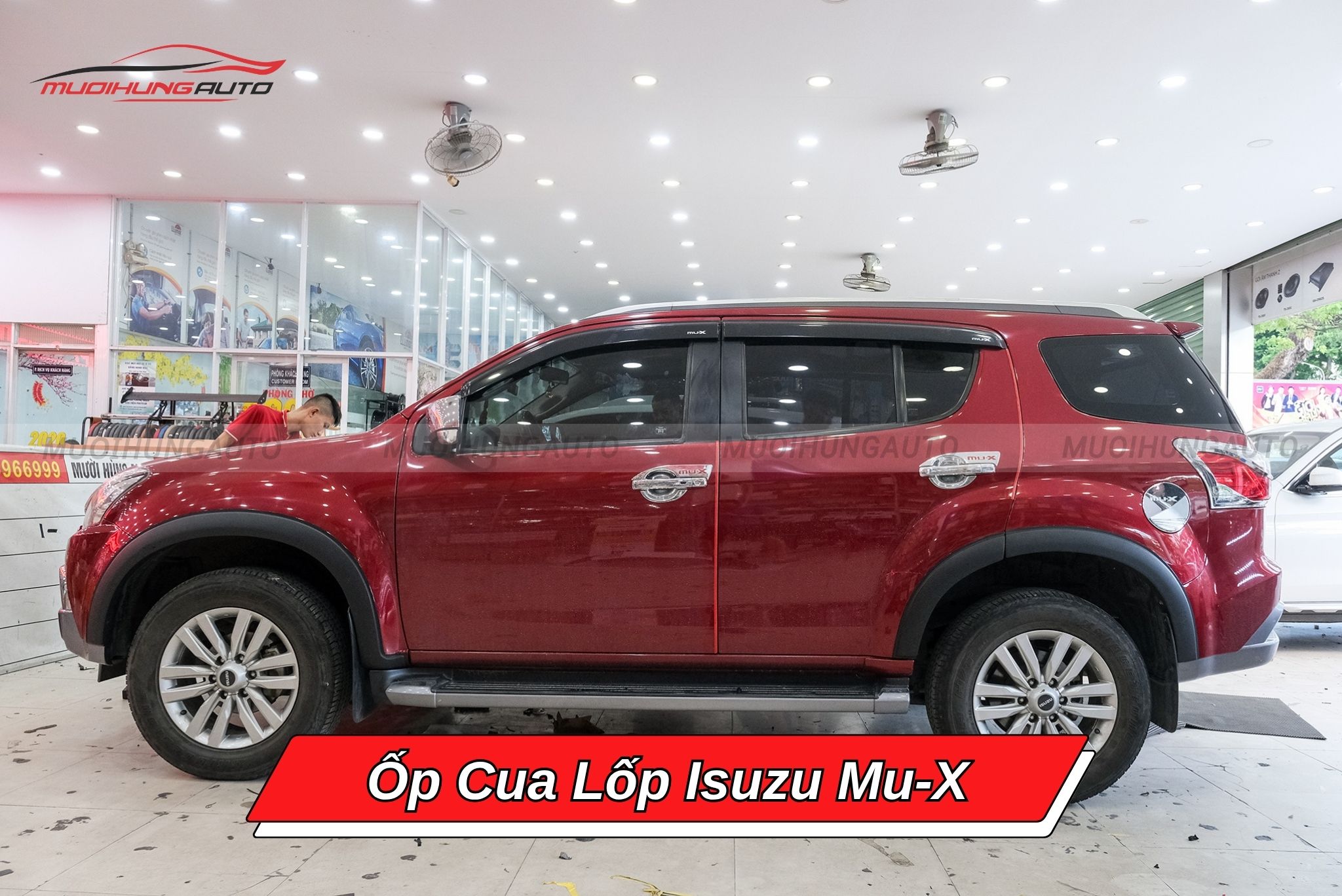 Ốp cua lốp xe ô tô Isuzu Mu-X