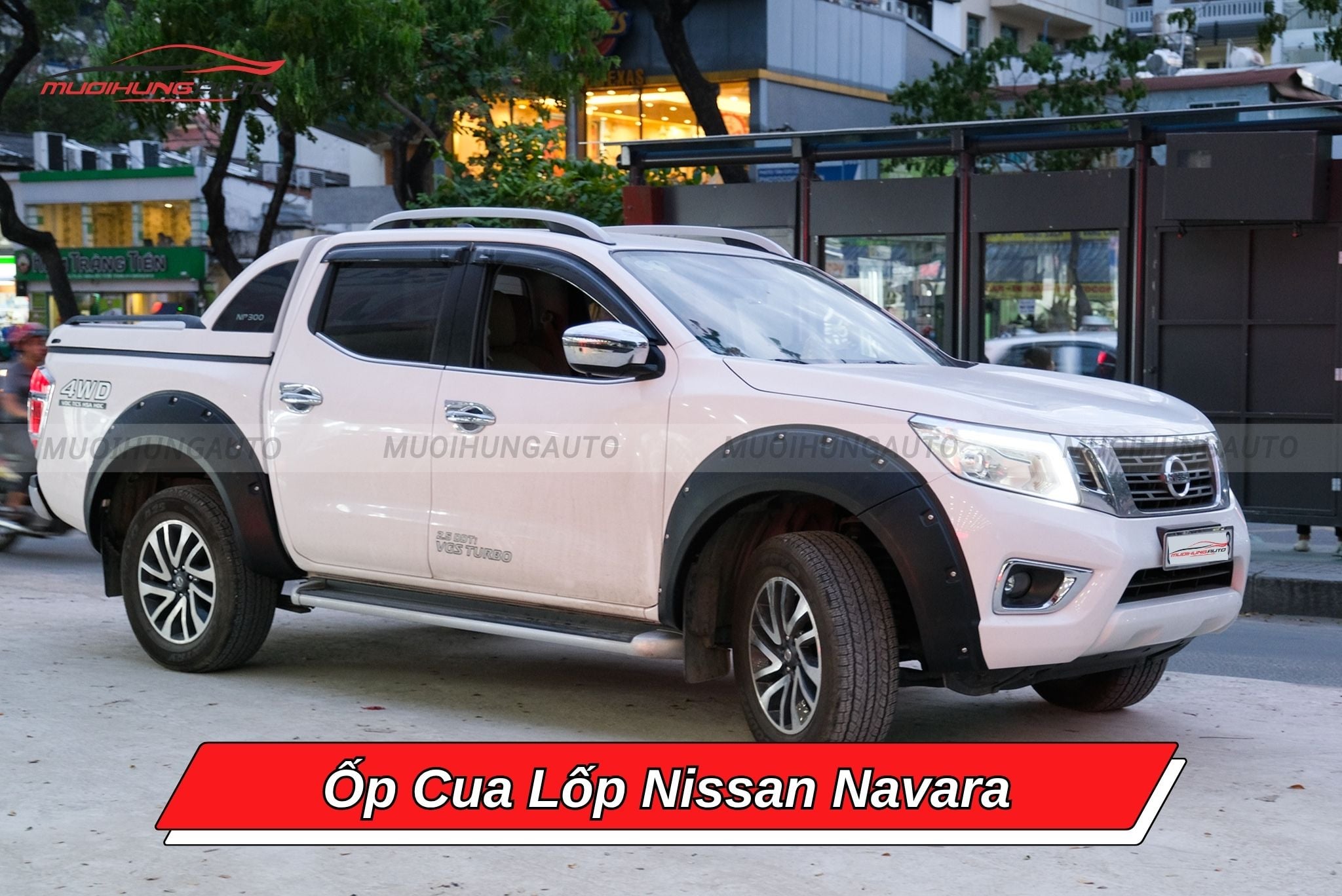 Ốp cua lốp xe ô tô Nissan Navara
