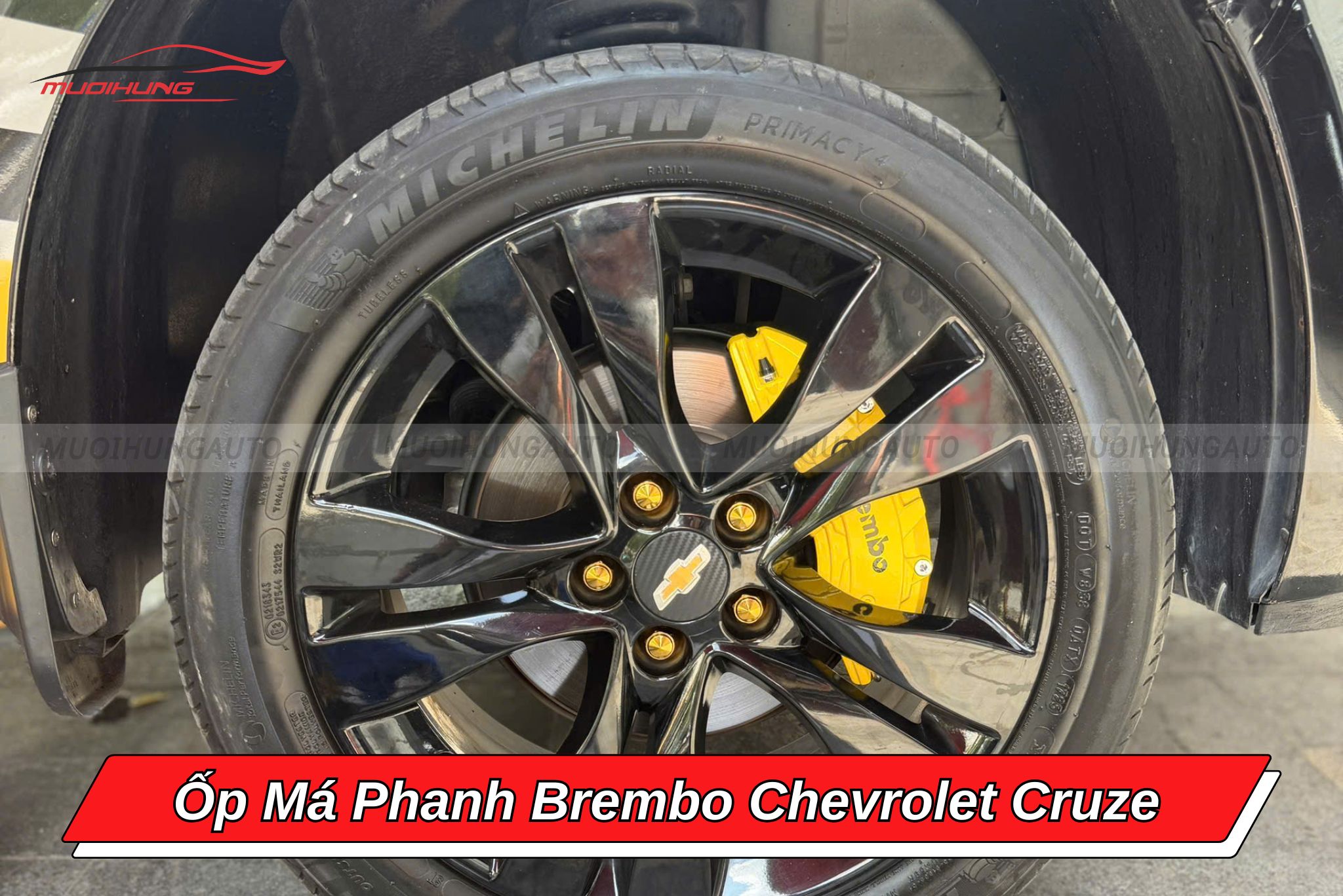 Ốp heo dầu Brembo Chevrolet Cruze