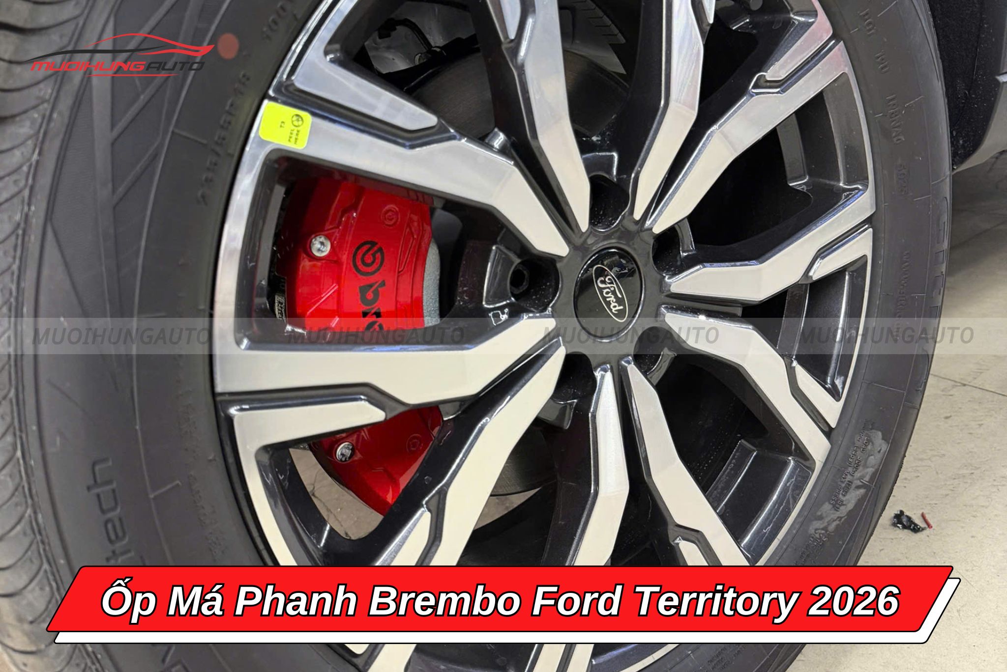 Ốp heo dầu Brembo Ford Territory 2026