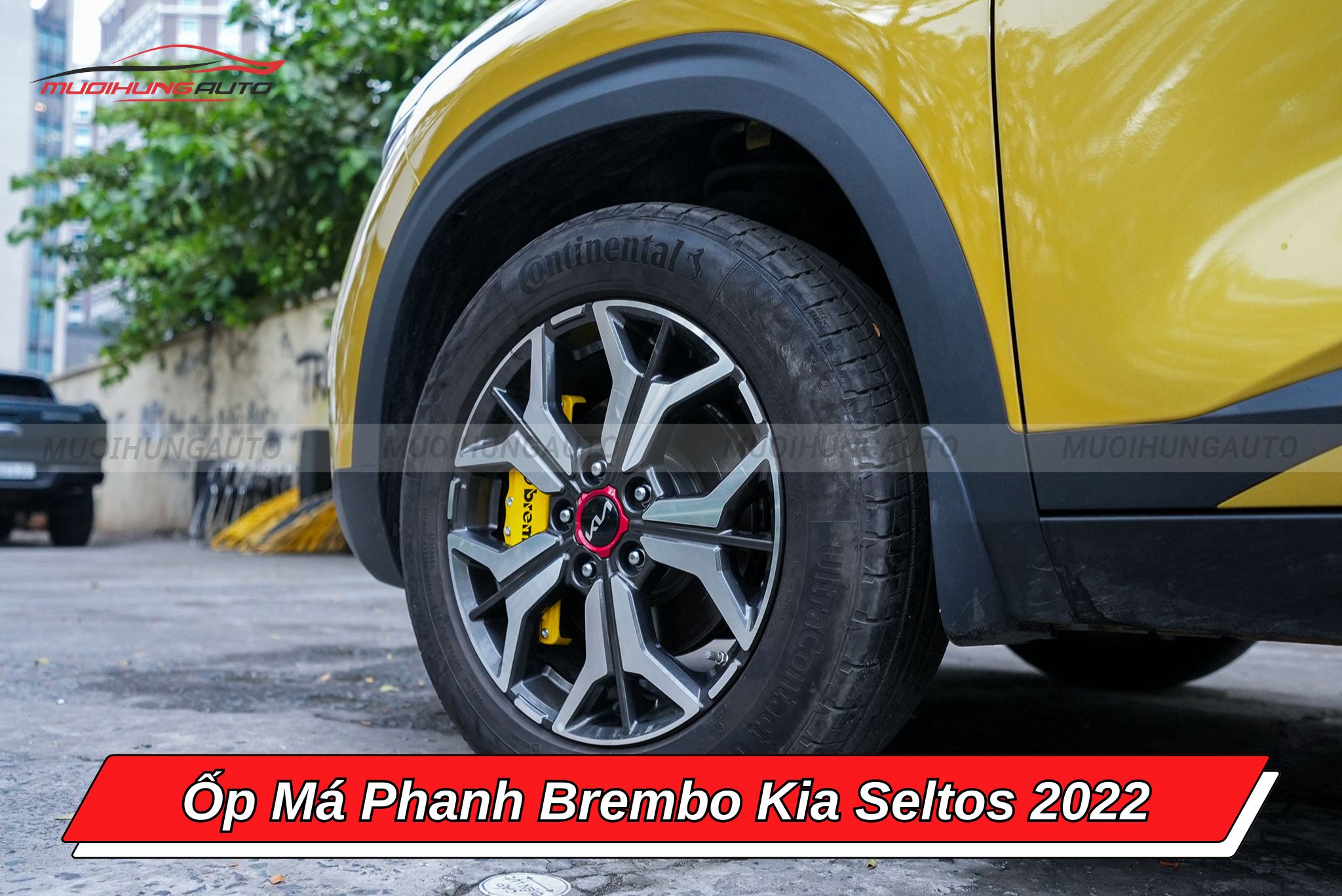 Ốp heo dầu Brembo Kia Seltos 2022