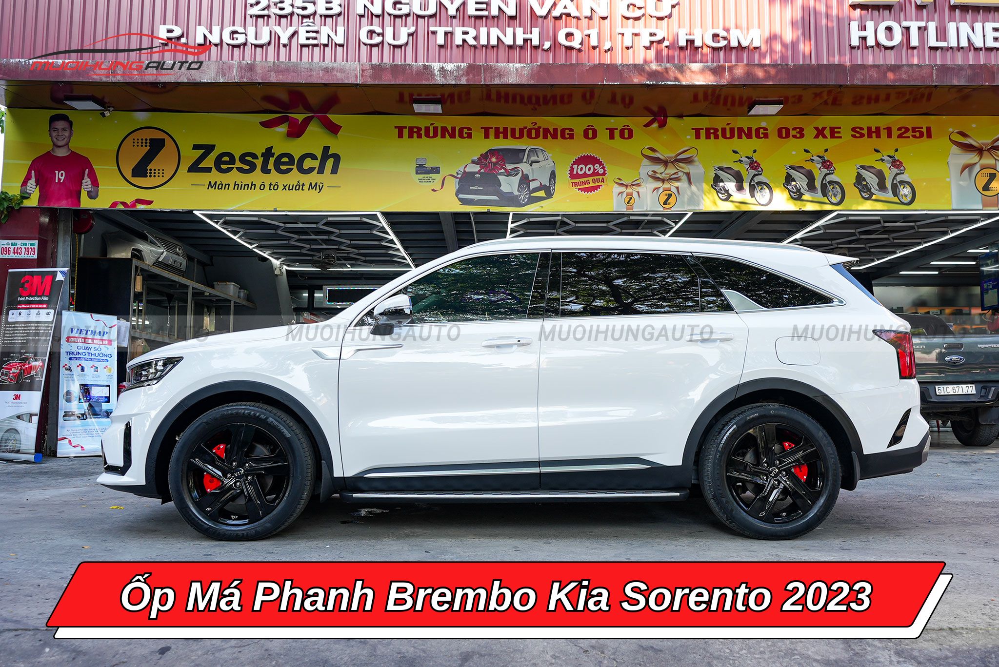 Ốp heo dầu Brembo Kia Sorento 2023