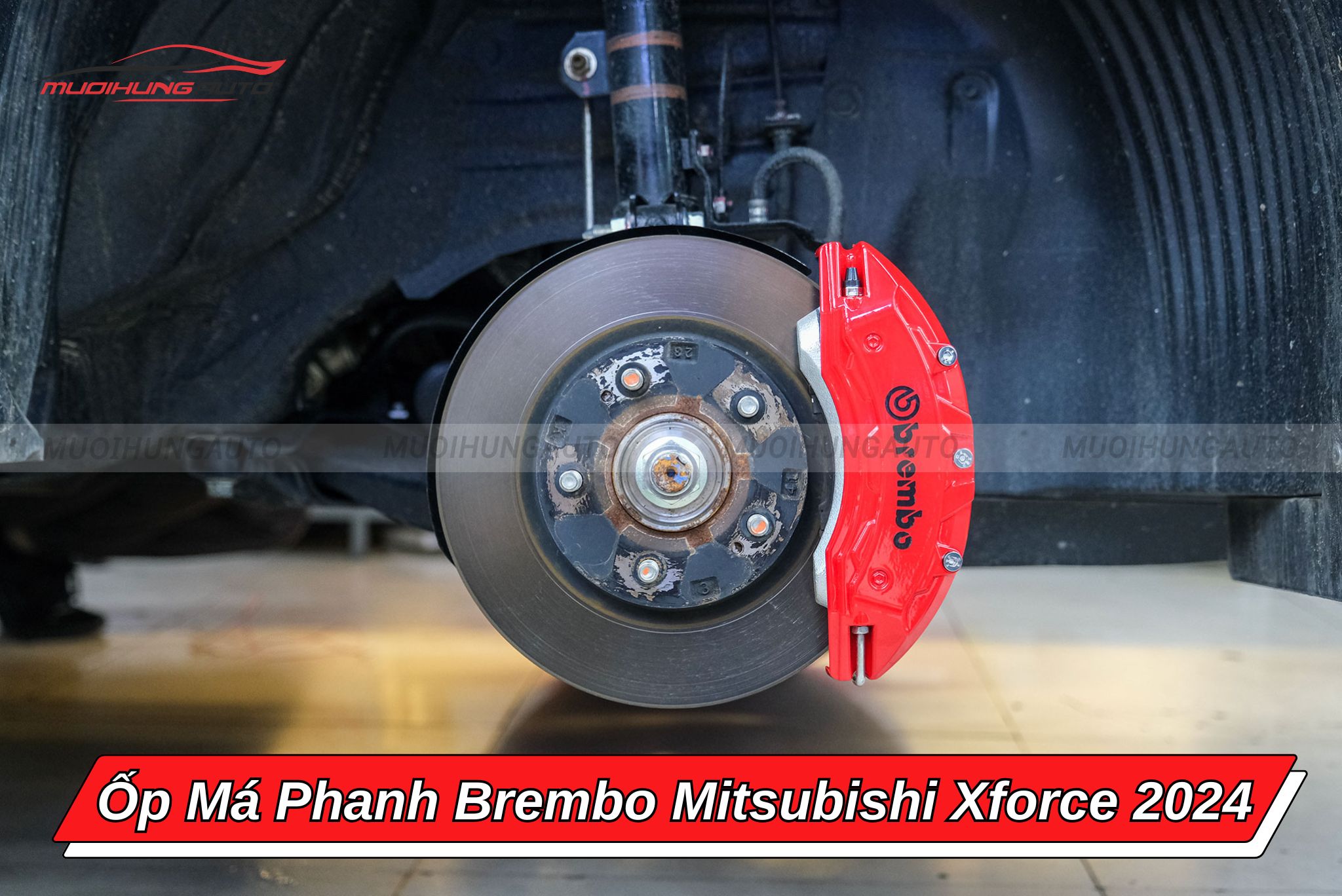 Ốp heo dầu Brembo Mitsubishi Xforce 2024
