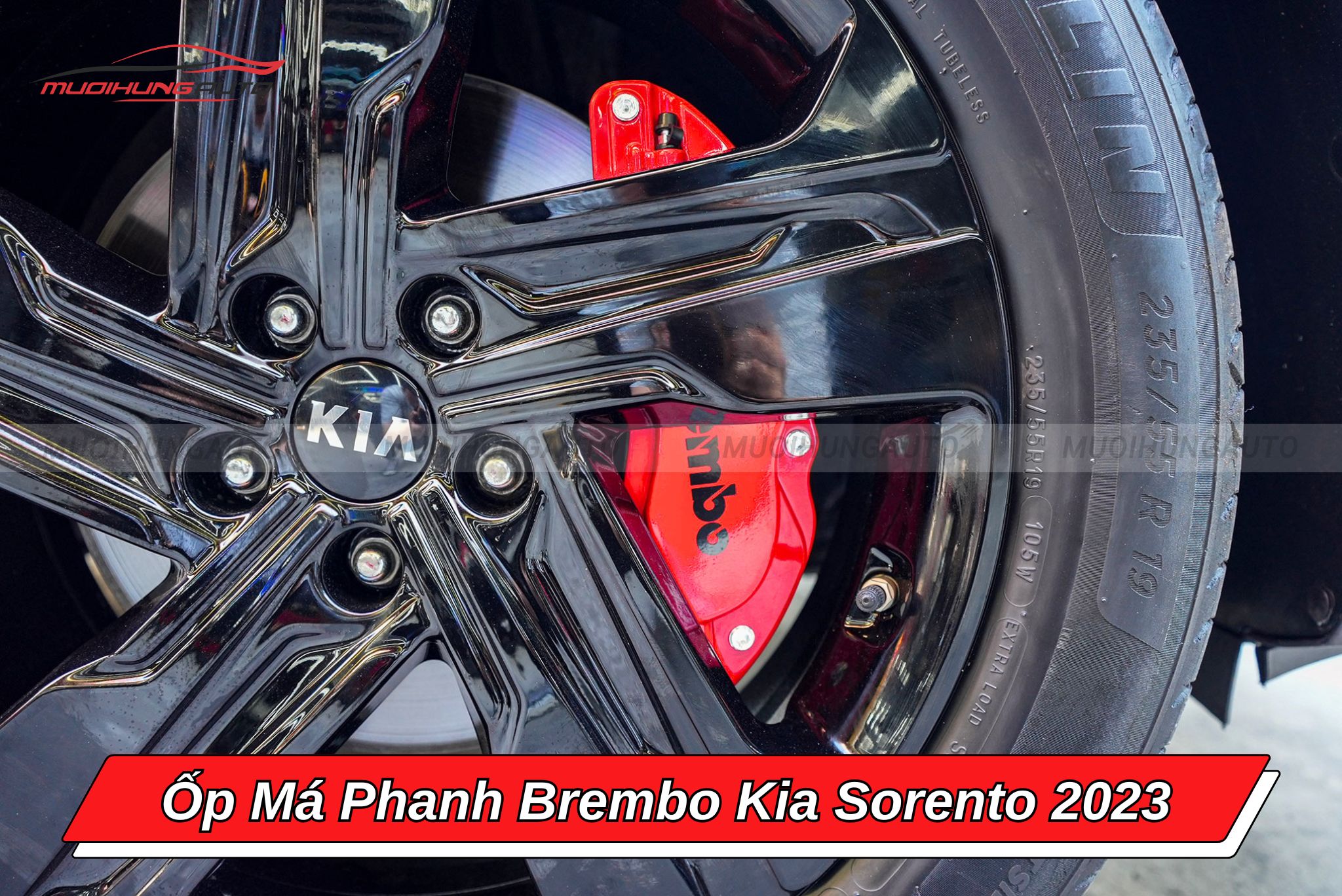 Ốp má phanh Brembo chính hãng Kia Sorento 2023