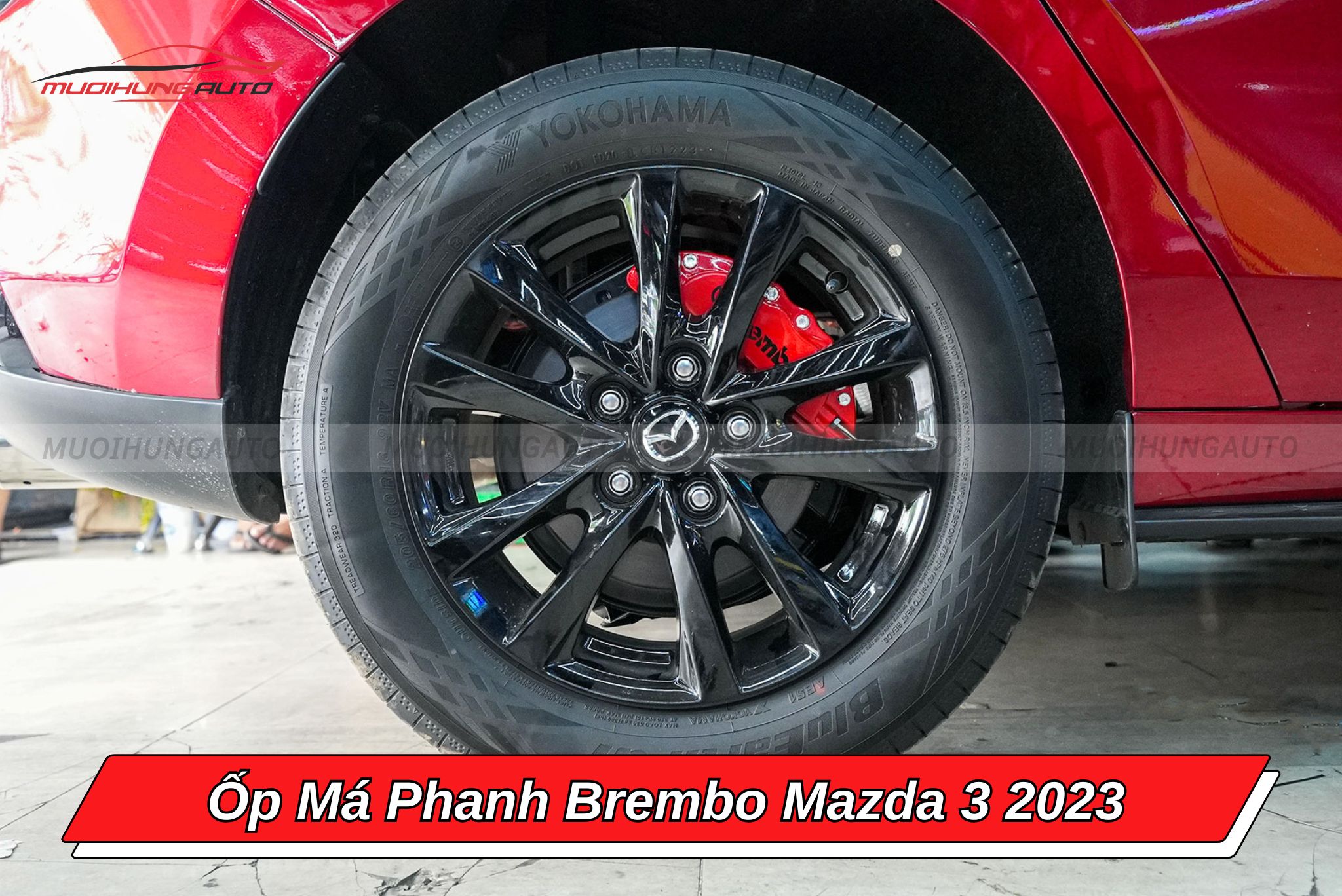 Ốp má phanh Brembo cho Mazda 3 2023