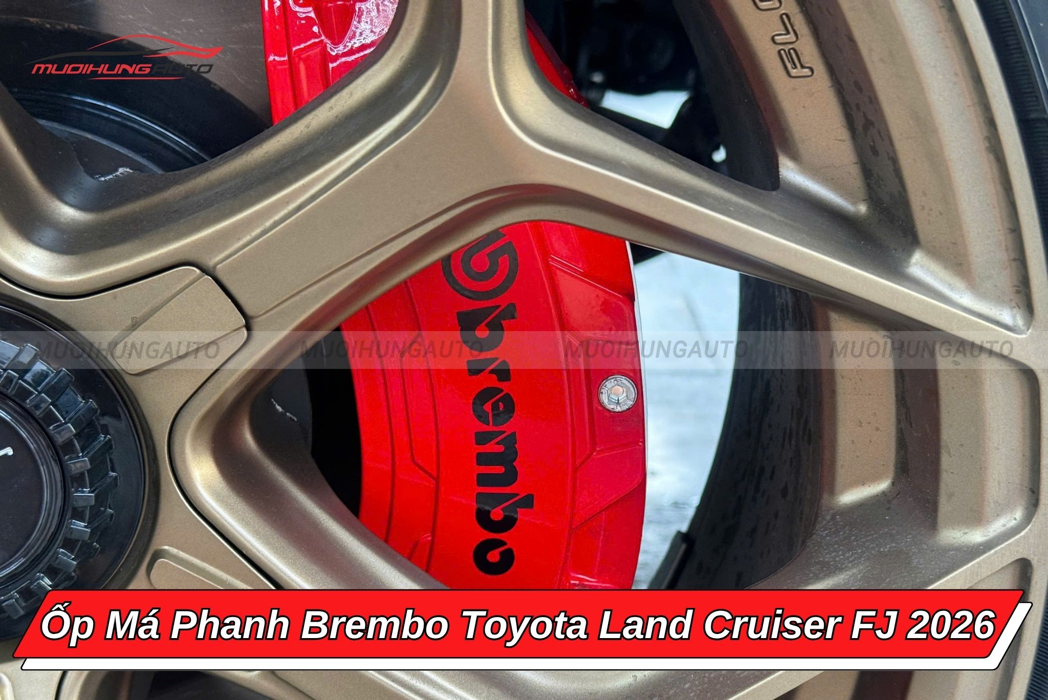 Ốp má phanh Brembo cho Toyota Land Cruiser FJ 2026